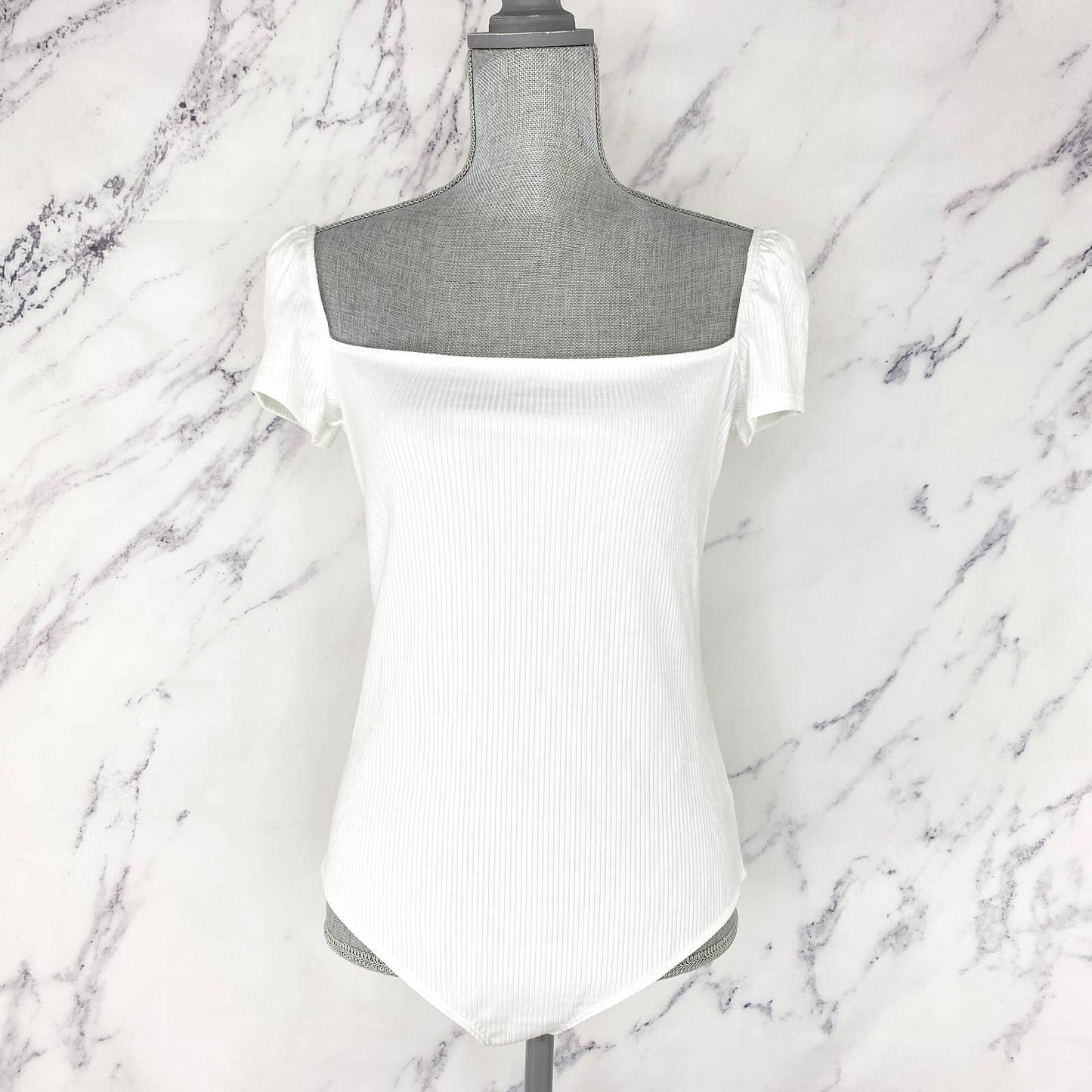Reformation | Judy Ribbed Bodysuit | Sz XL