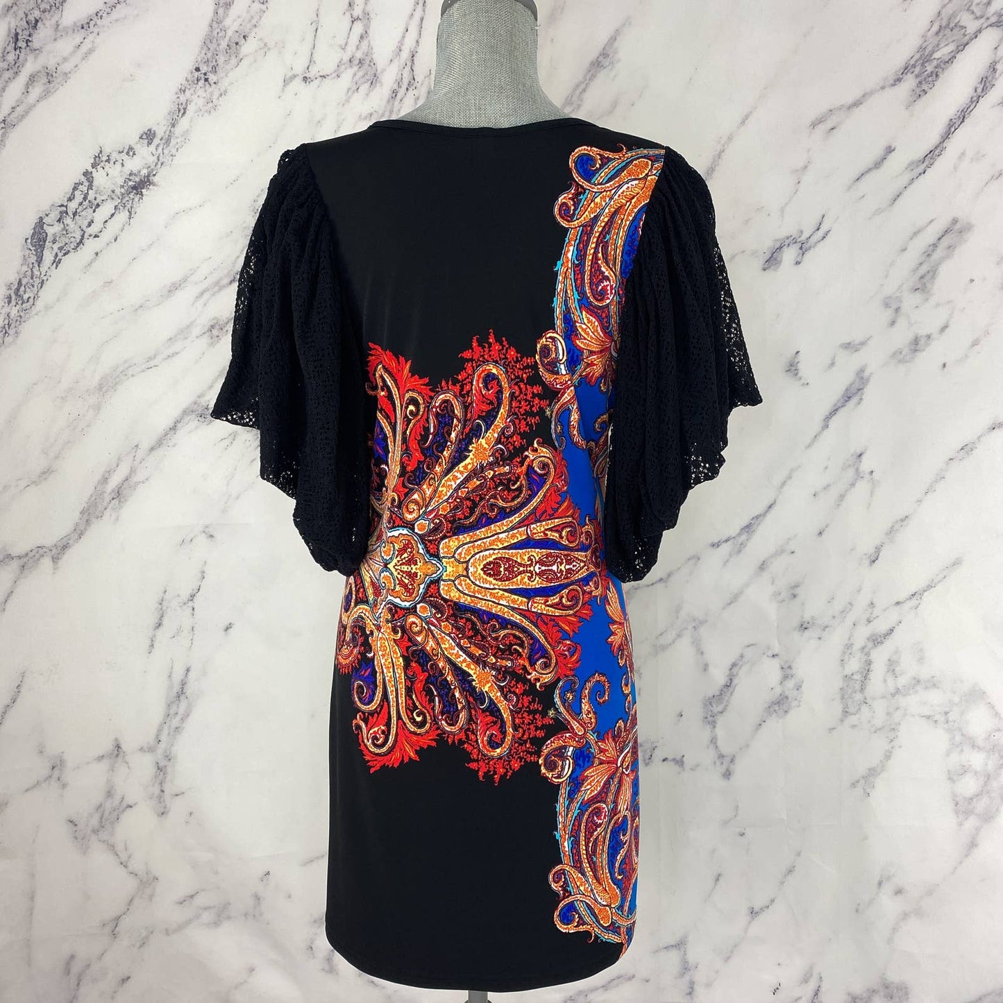 Uncle Frank | Boho V-Neck Dress | Sz M