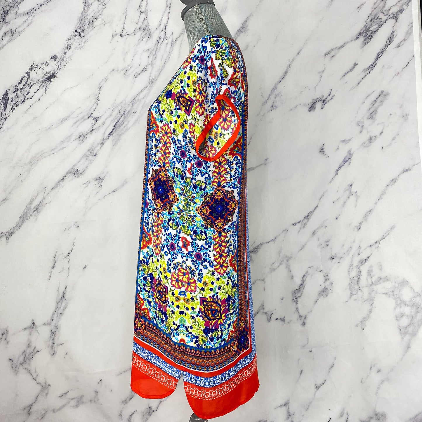 Uncle Frank | Multicolor Geo Floral Print Dress | Sz S