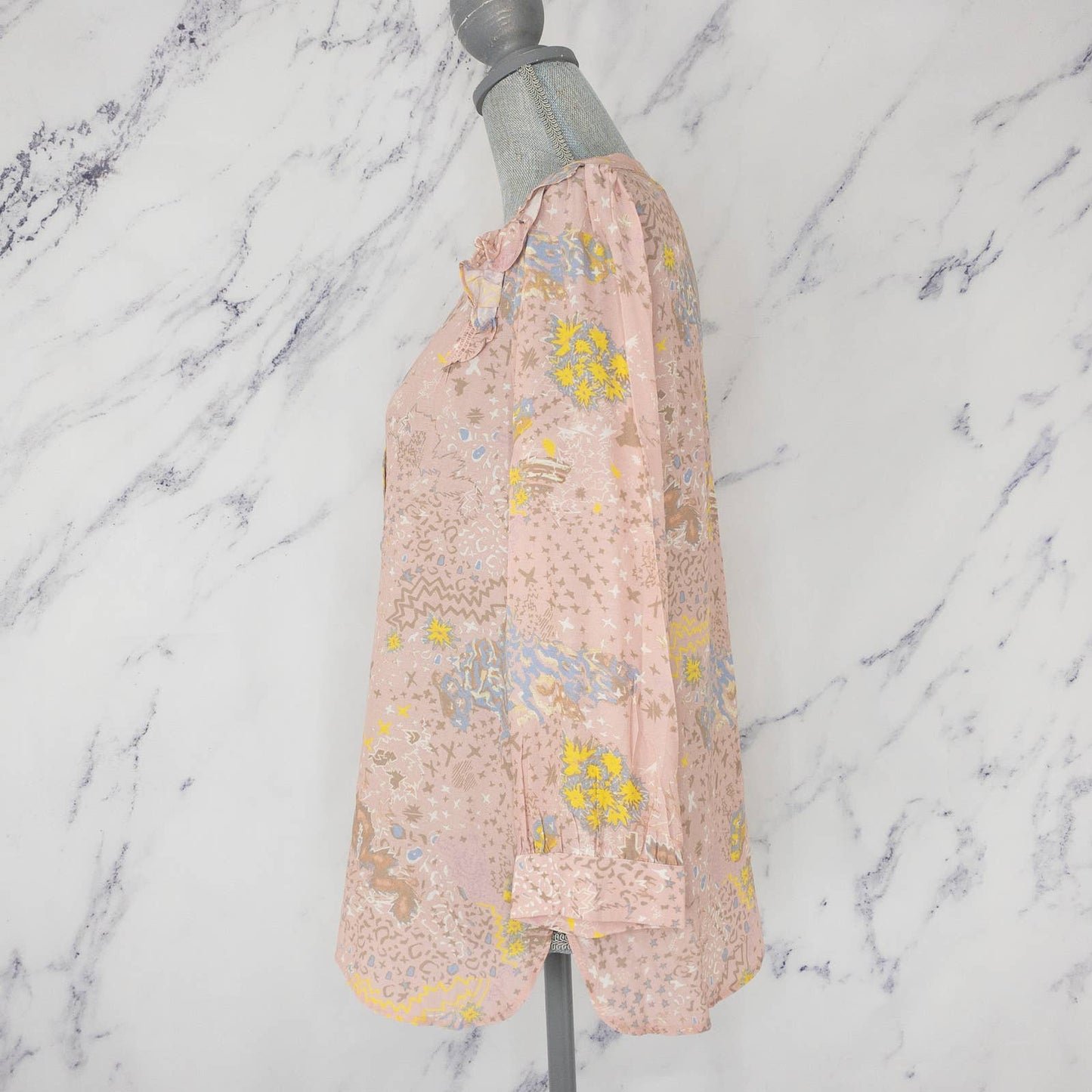 Zadig & Voltaire | Tygg Print Glam Long Sleeve Blouse | Sz M
