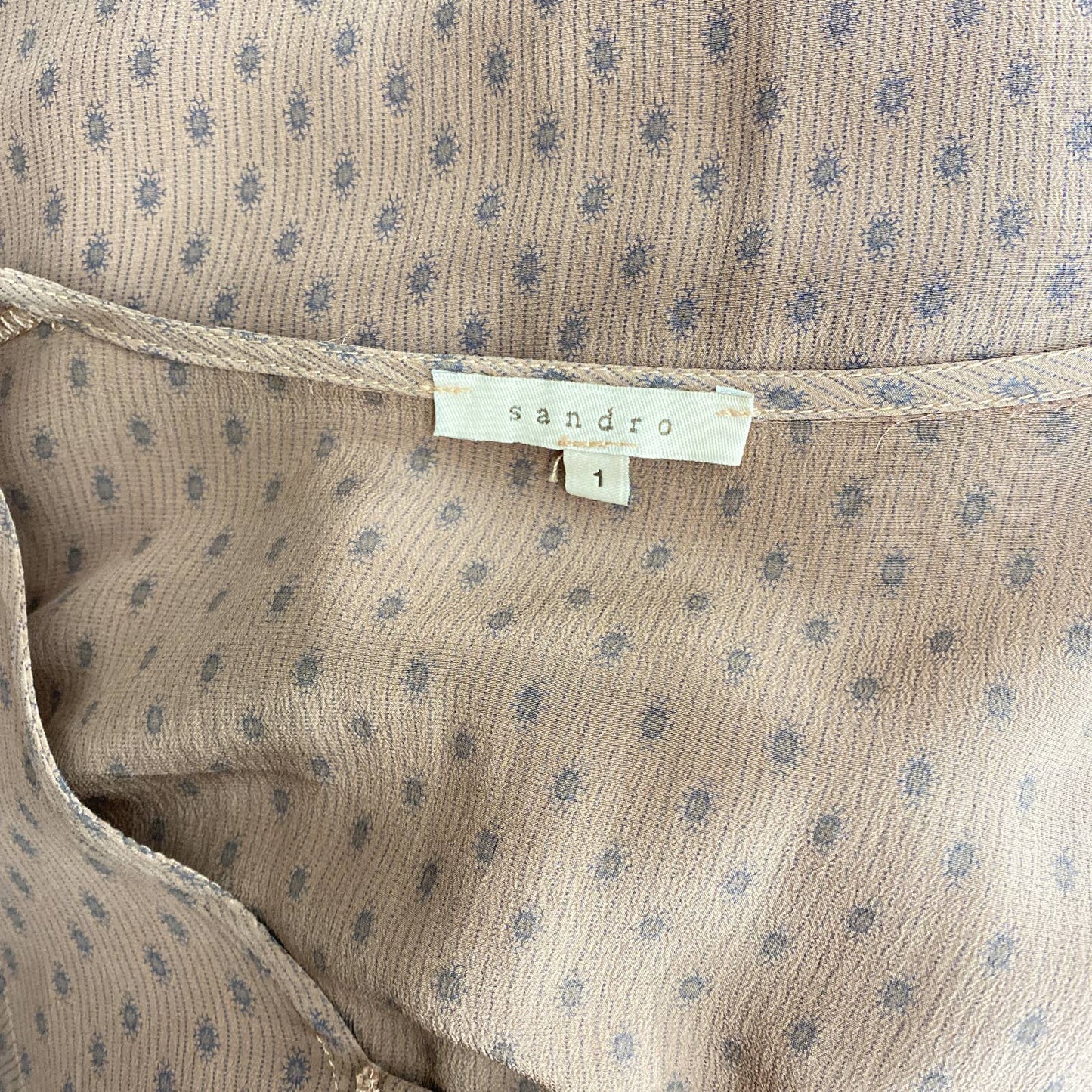 Sandro | Silk Print Dress | Sz 1 (S)