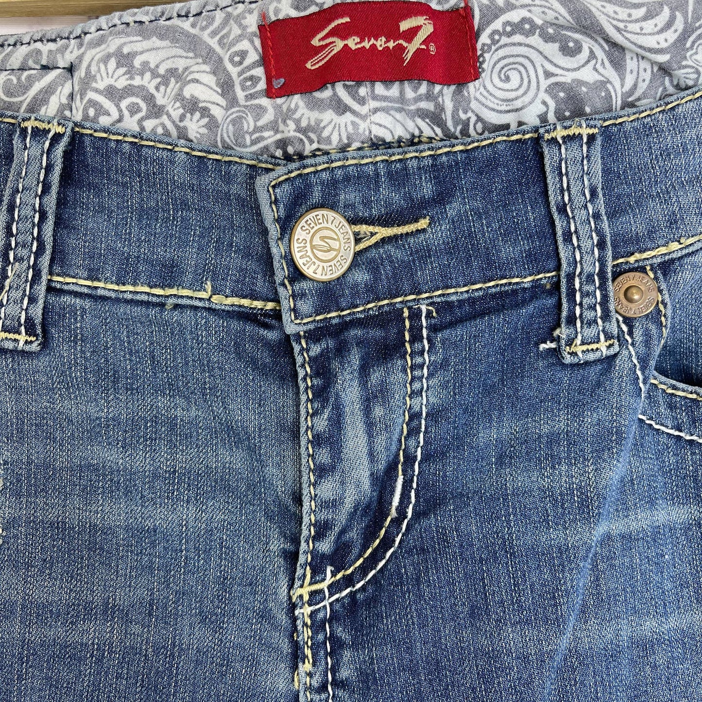 Seven7 | Speckled Cropped Jeans