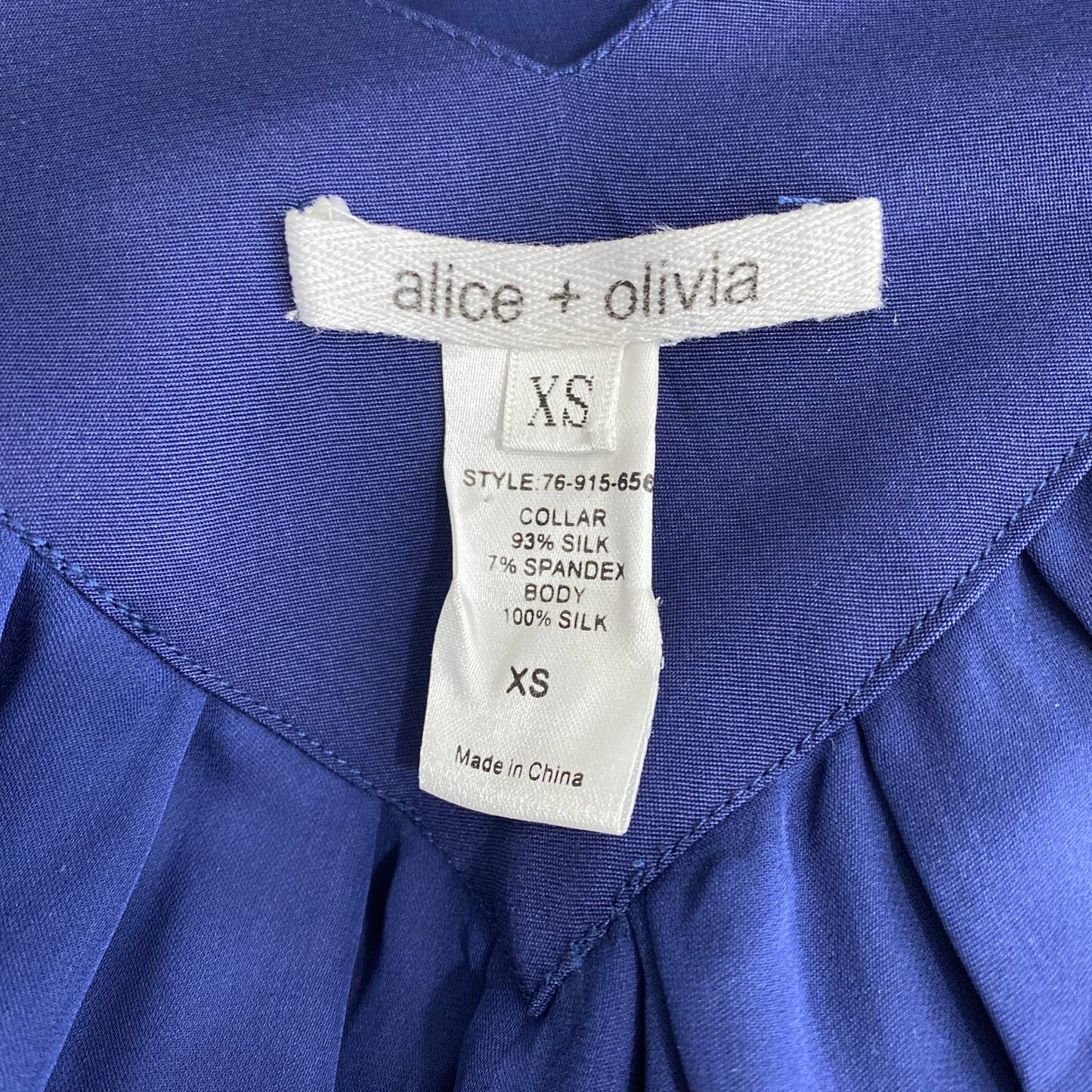 Alice + Olivia | Navy Sleeveless Dress | Sz XS