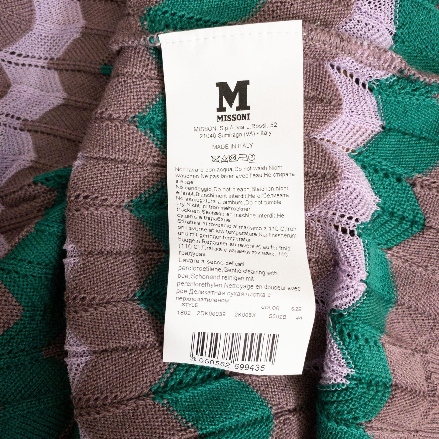 M Missoni | Crochet-Knit Top | Light Purple | Sz: IT 44/US 8