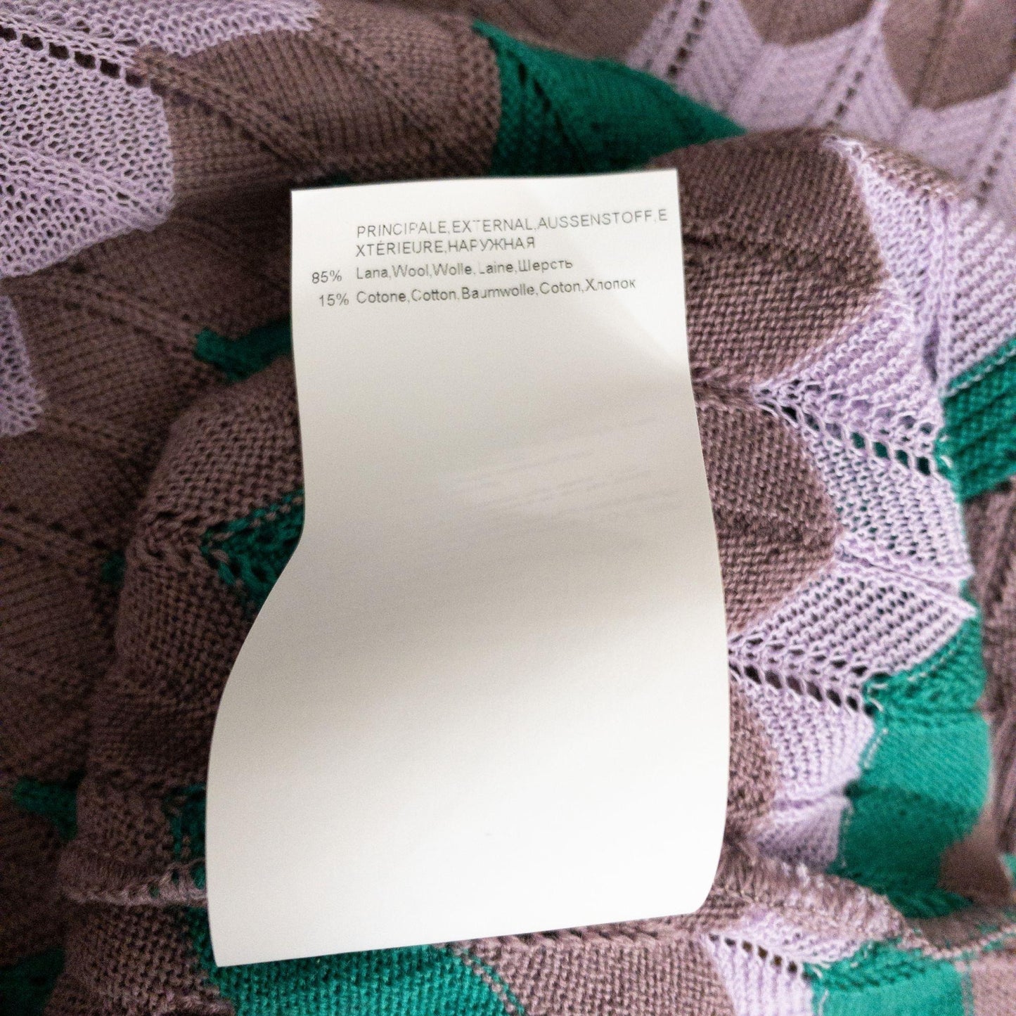 M Missoni | Crochet-Knit Top | Light Purple | Sz: IT 44/US 8
