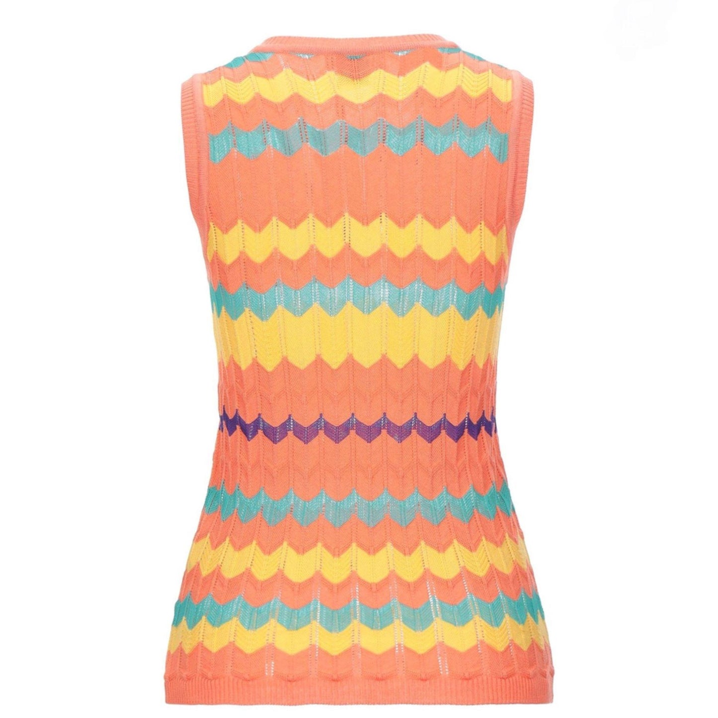 M Missoni | Crochet-Knit Top | Light Purple | Sz: IT 44/US 8