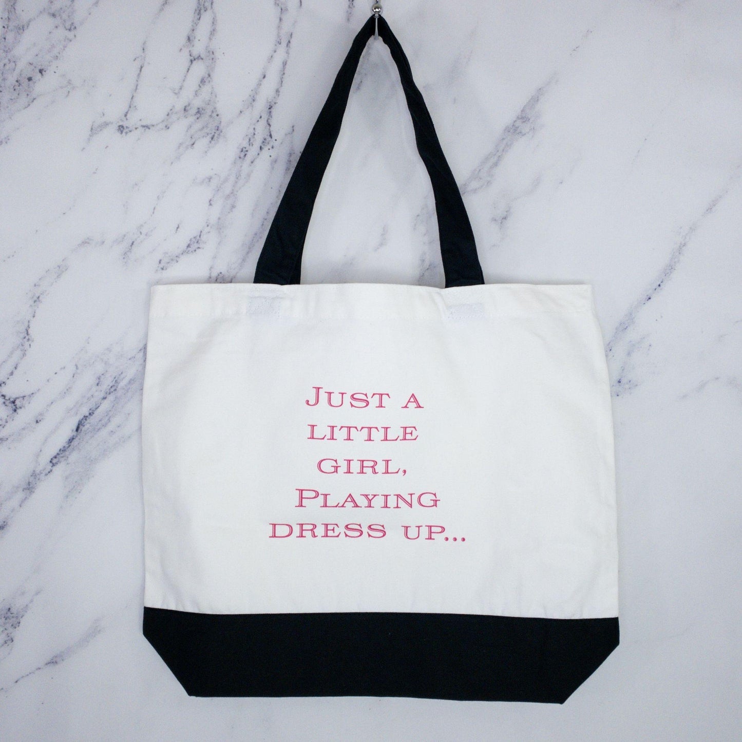 Moniquey’s Closet Two-Tone Cotton Tote Bag