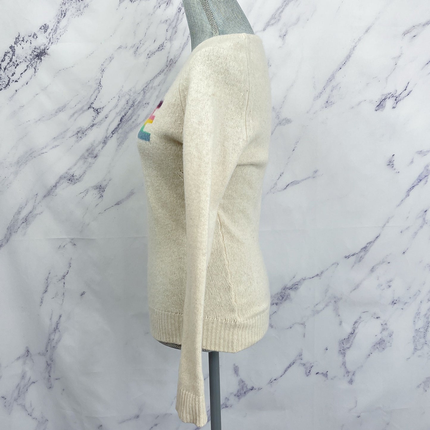 Zadig & Voltaire | Graphic Cashmere Sweater “LOVE” | M