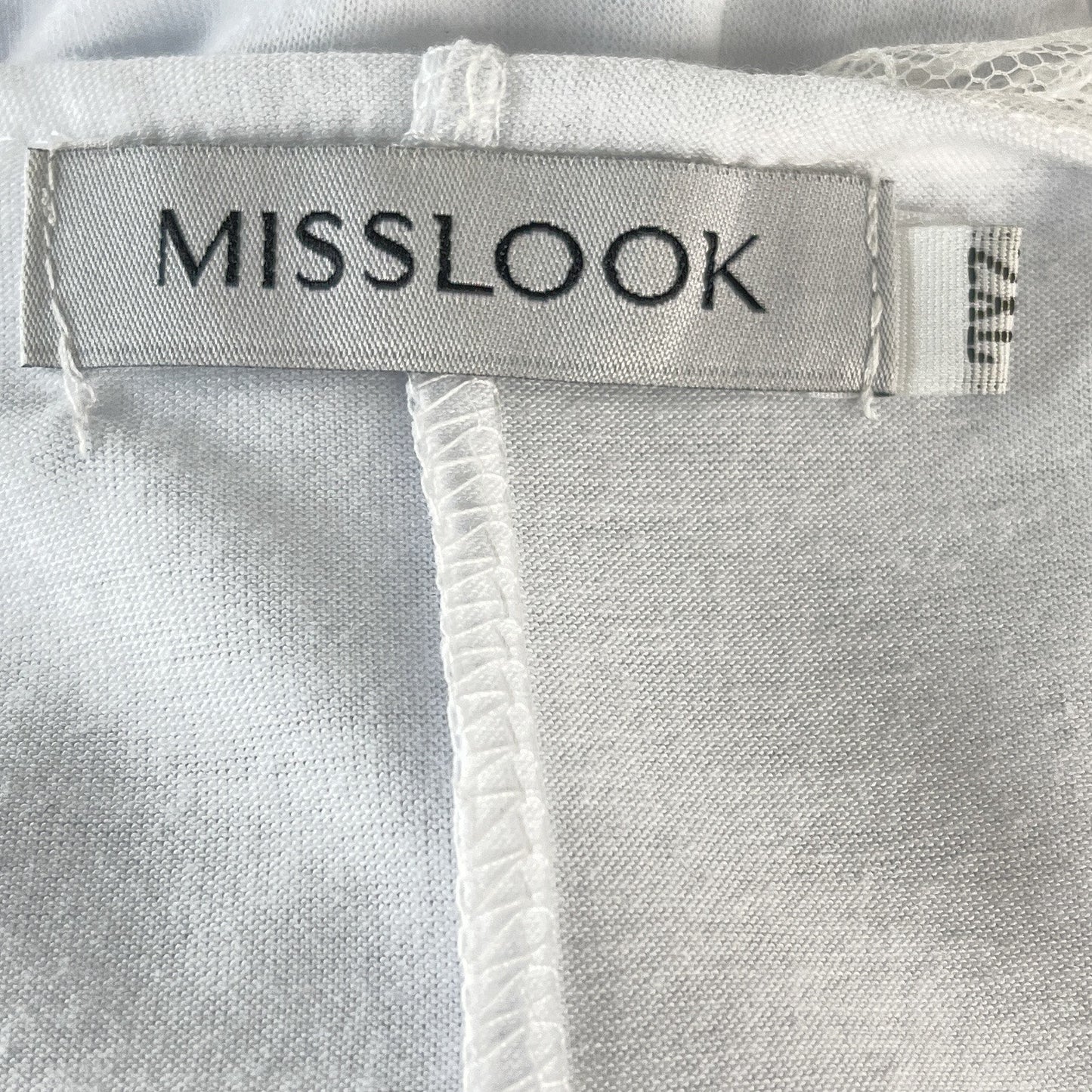 Mislook | White Ruffle Tunic Tank | 2XL