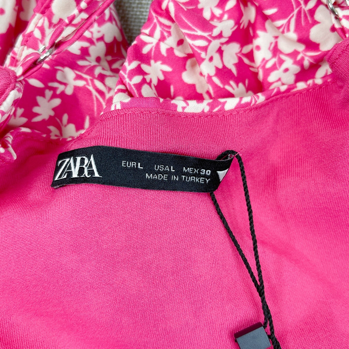 Zara | Floral Thong Bodysuit | L
