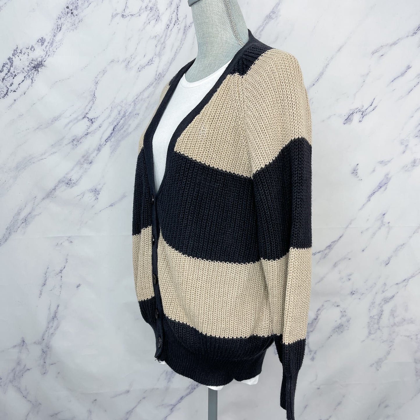 Album by Kenzo | Oversized Striped Cardigan Sweater | S