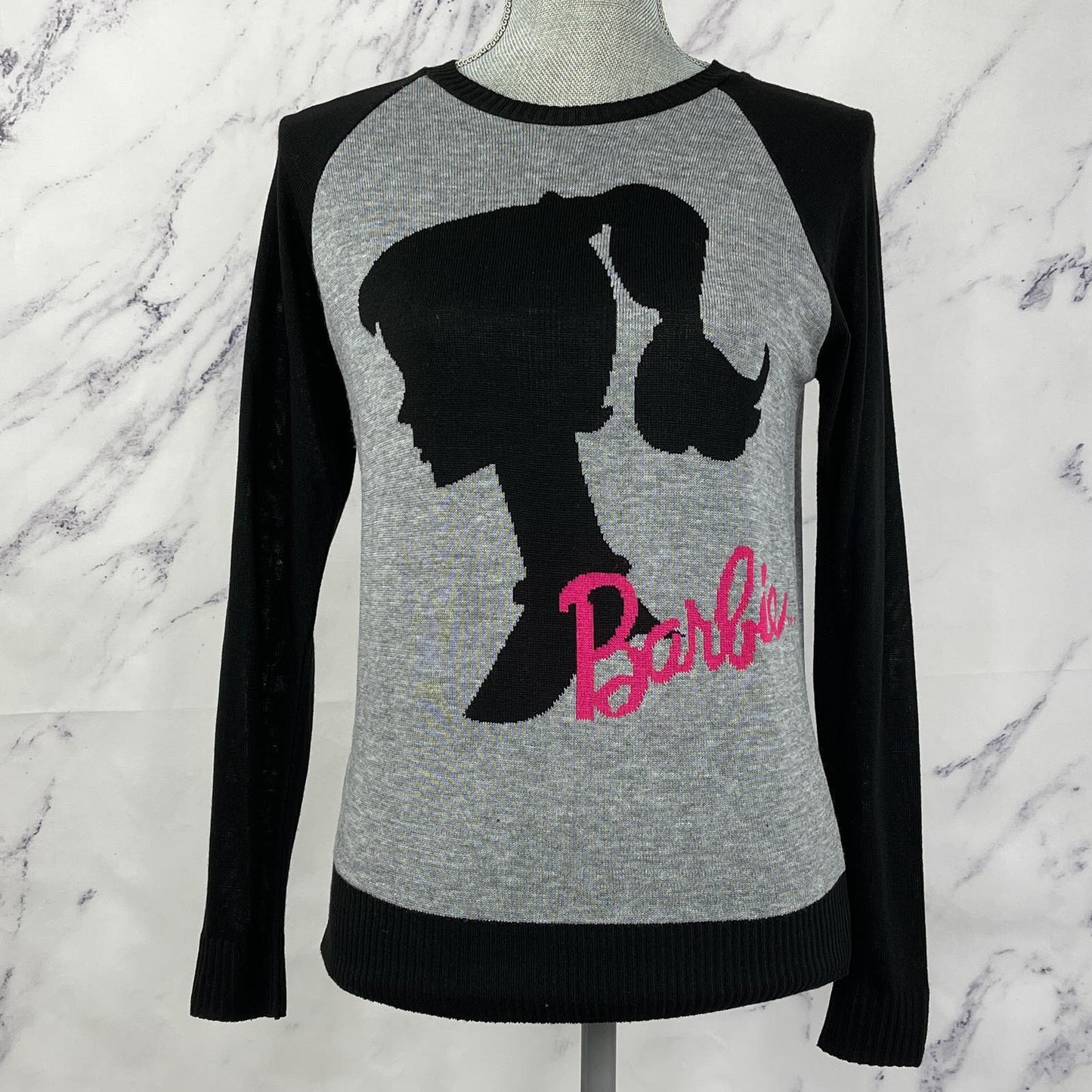 Barbie | Knit Lightweight Crewneck Sweater | M