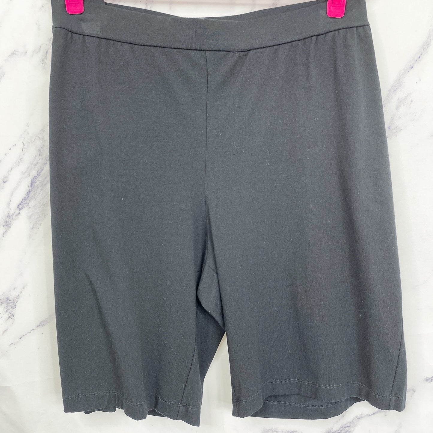 Eileen Fisher | Black Walking Shorts | 2X