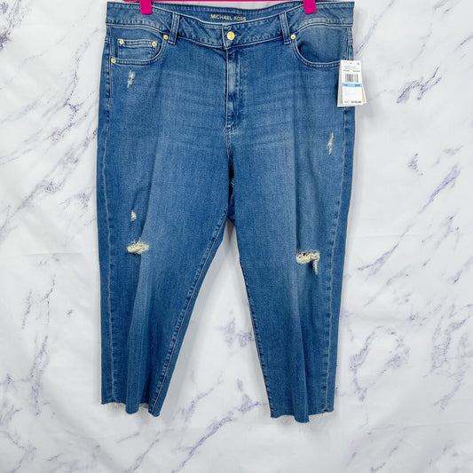 MICHAEL Michael Kors | Distressed Union Wash Capri | 20W