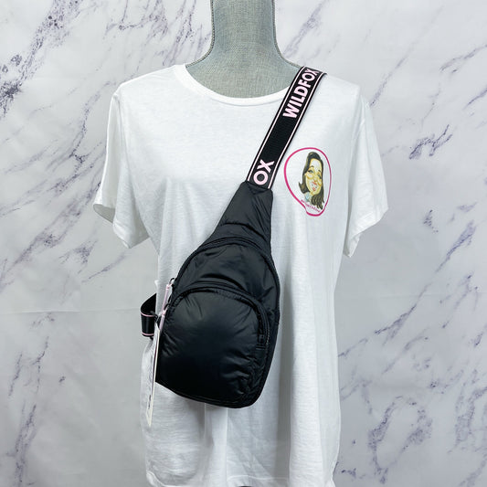 Wildfox | Logo Black Sling Bag