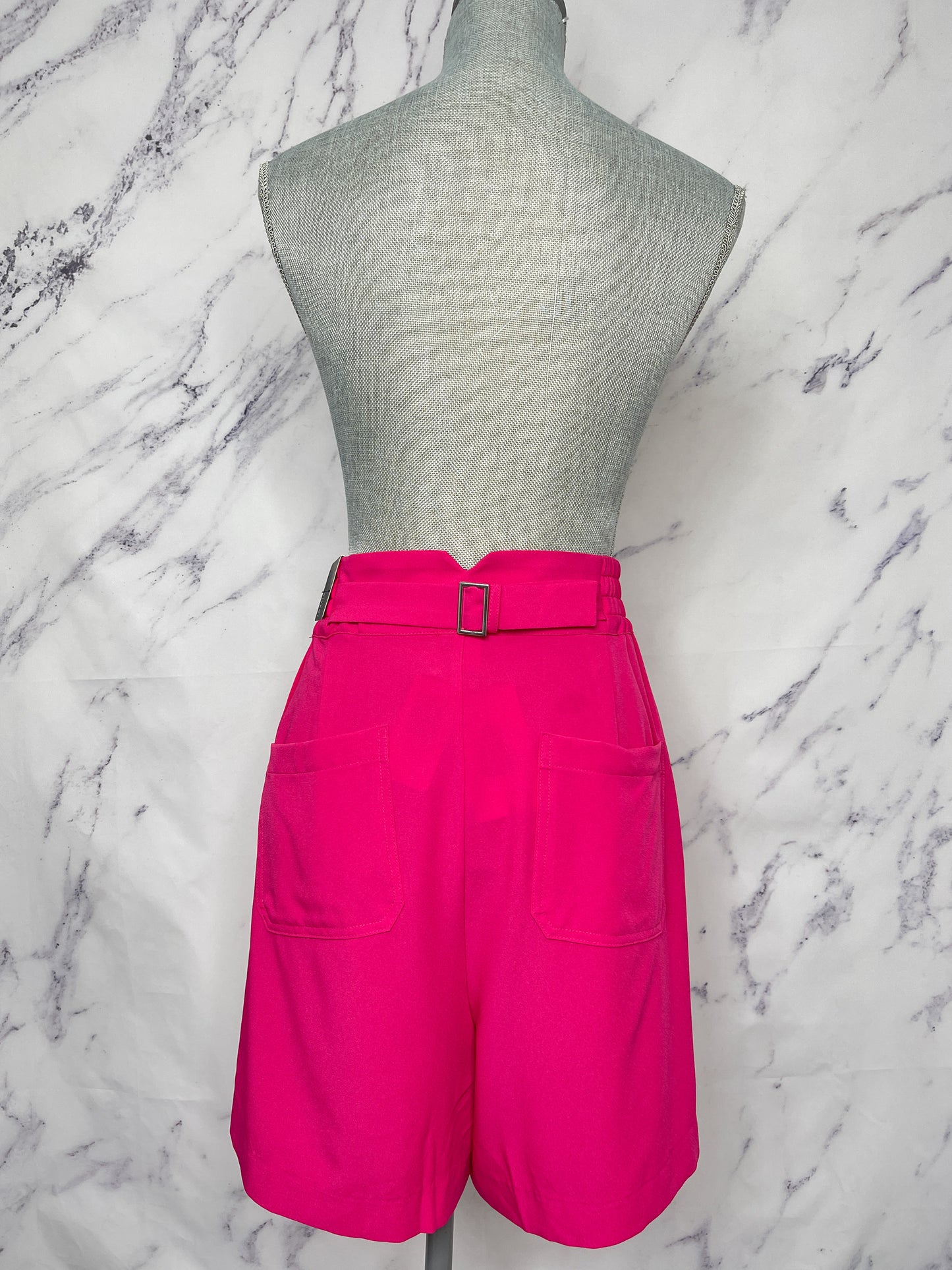 Torrid | Studio Crepe Wide Leg Shorts Fuchsia Size 18