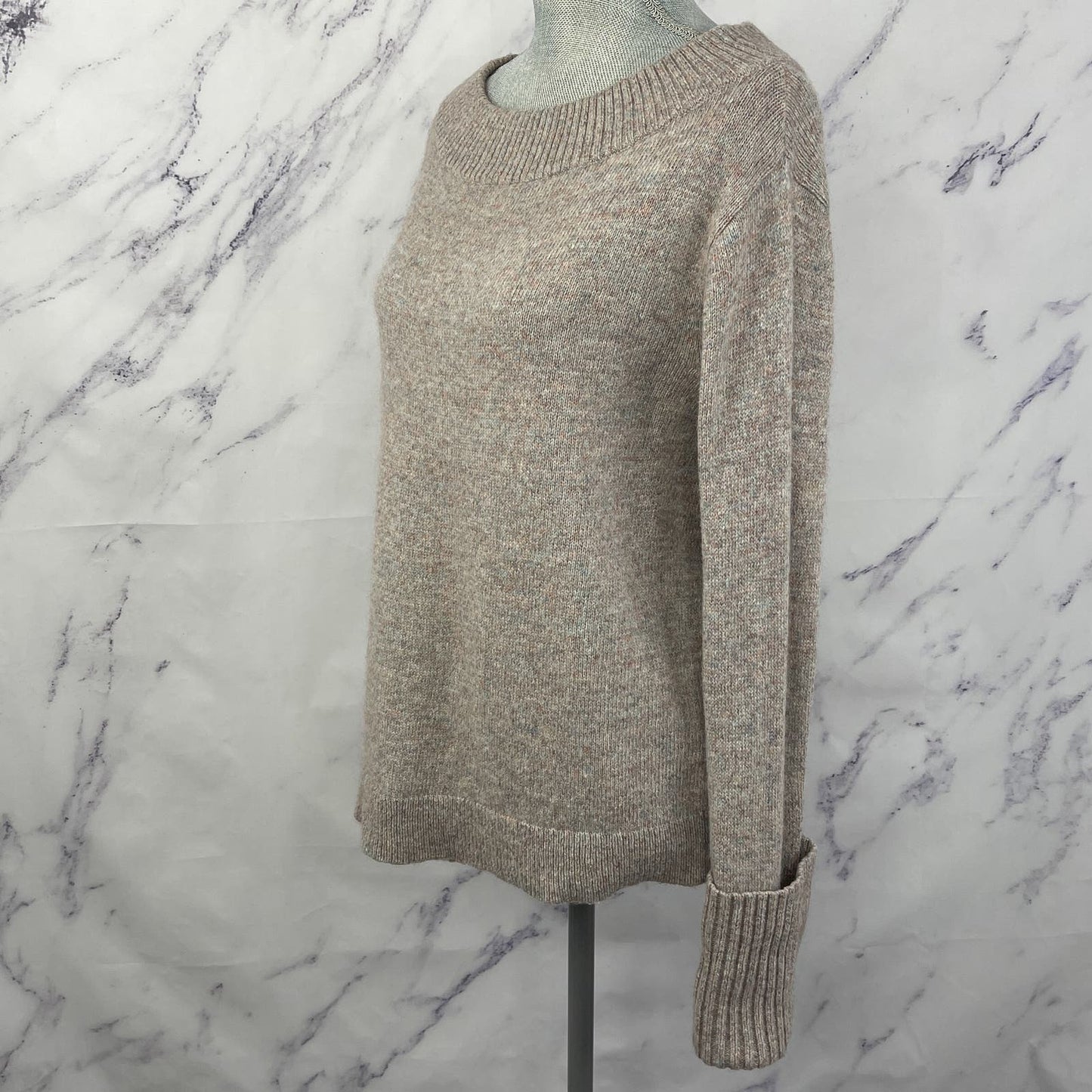 Club Monaco | Wool/ Mohair Blend Tan Sweater | S