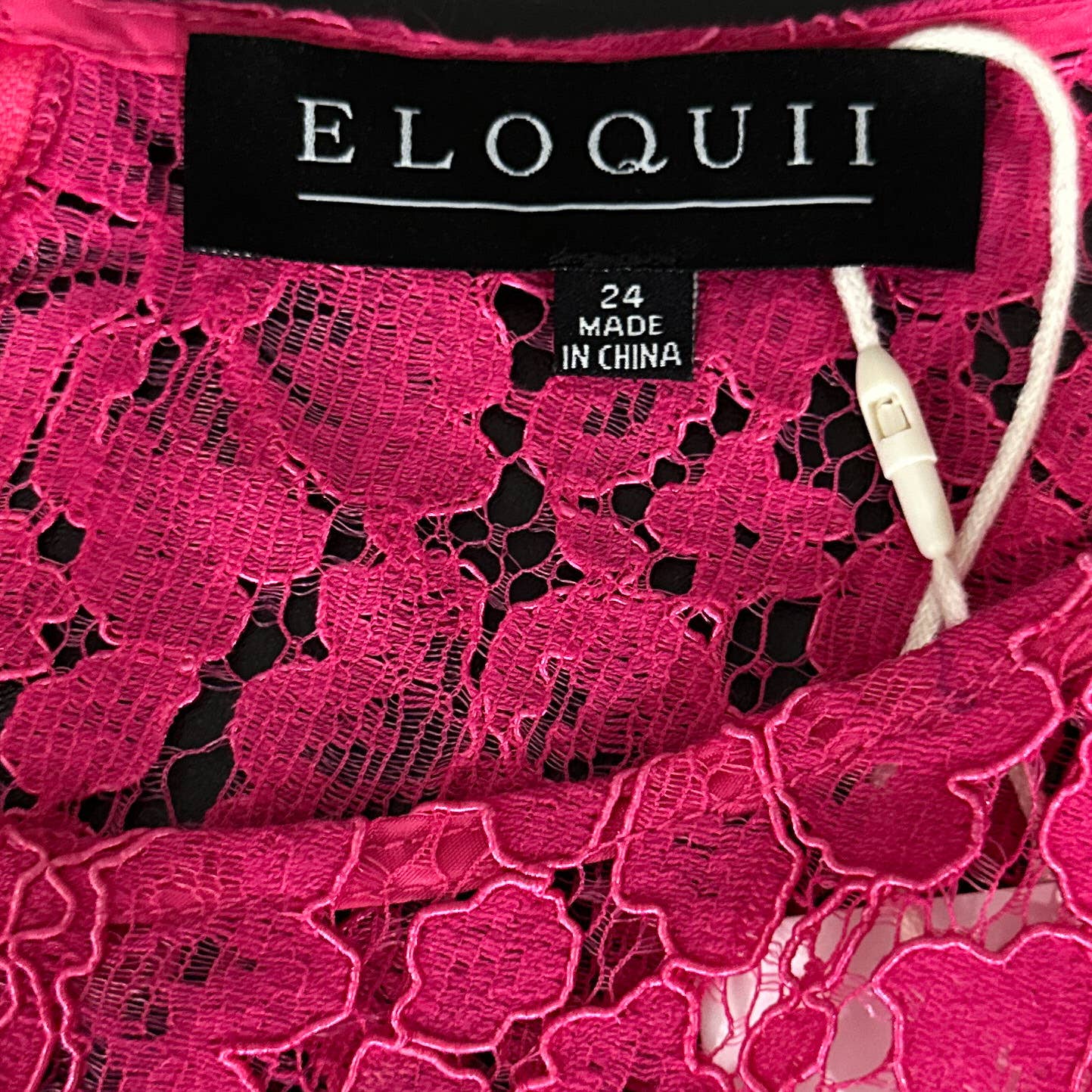 Eloquii | Pink Lace Fit and Flare Dress | Sz 24
