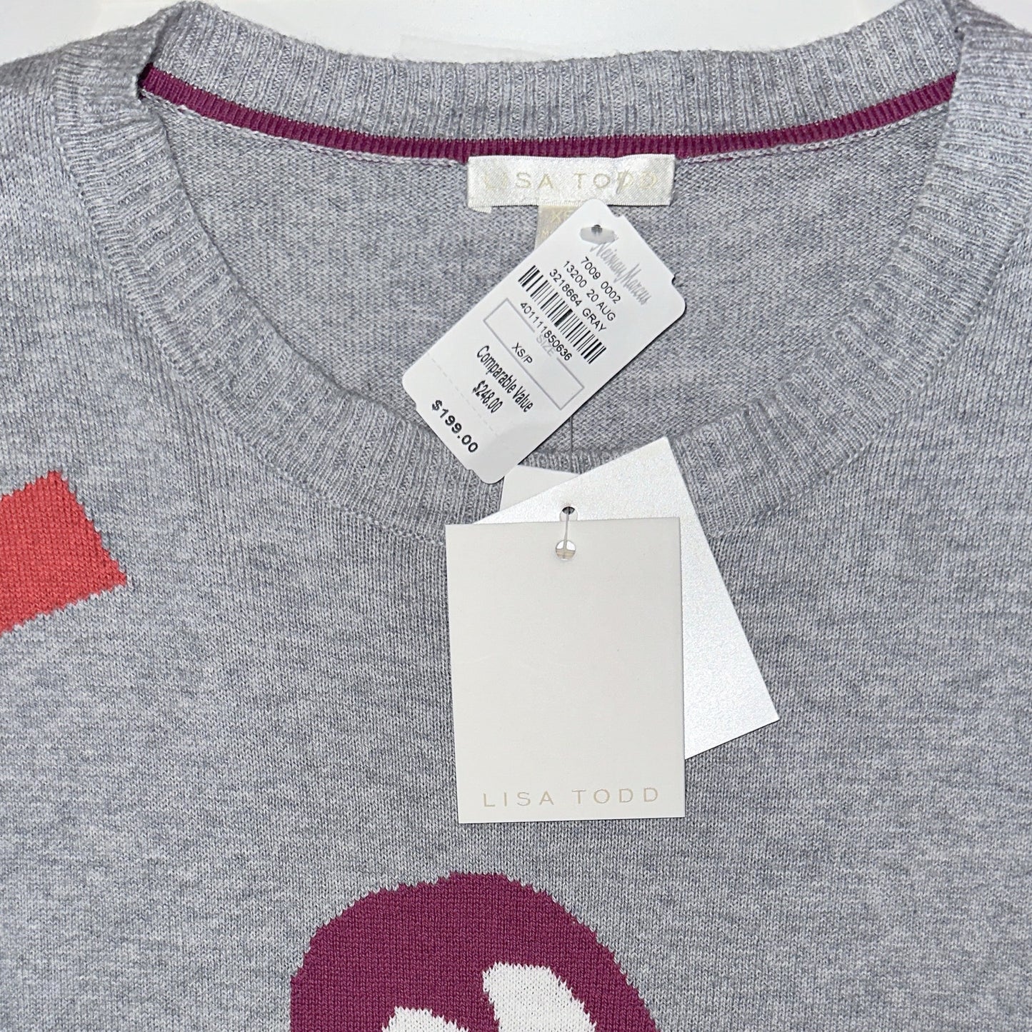 Lisa Todd | LOVE Sweater Grey | XS