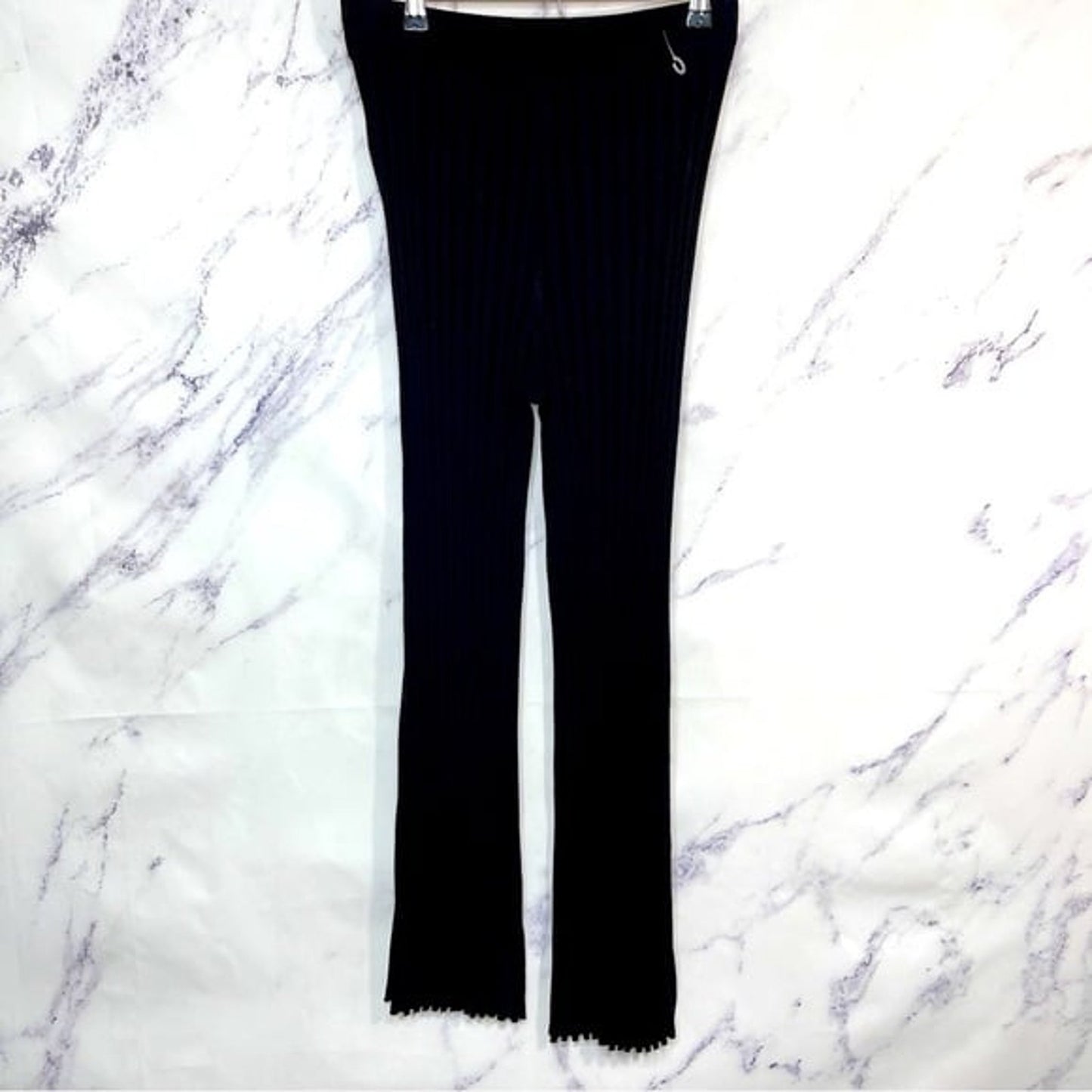 House of Harlow 1960 | Black Ribbed Flare Pants | XS