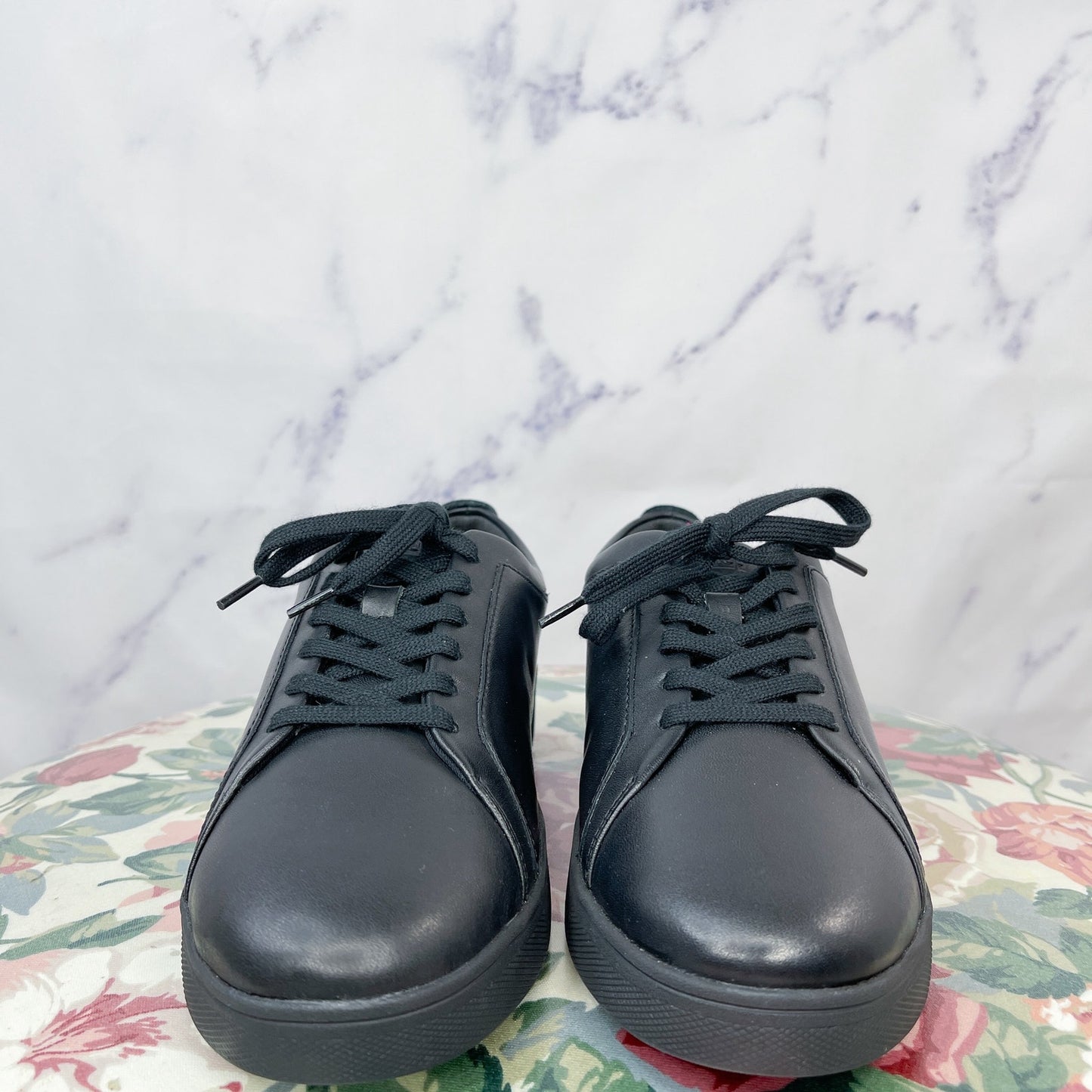 Fitflop | Rally All Black Leather Sneaker | Sz 8