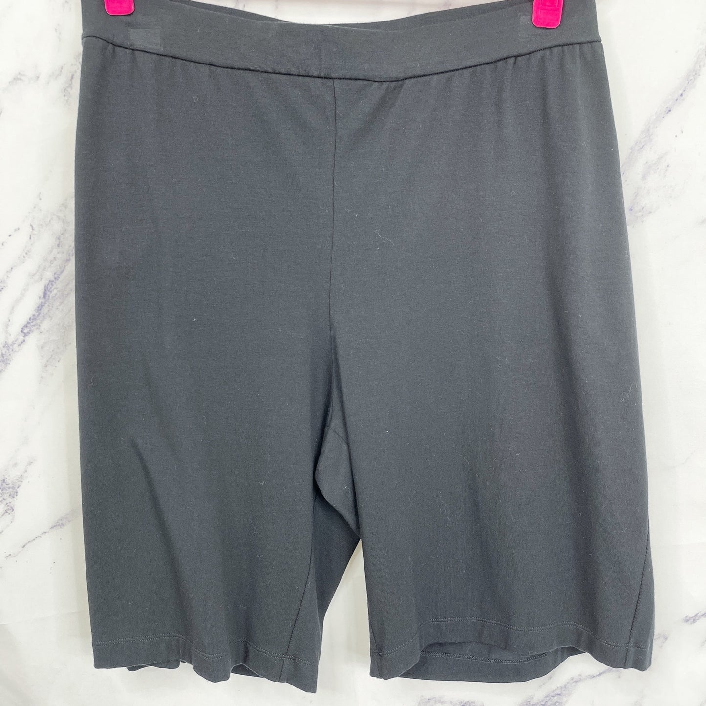 Eileen Fisher | Black Walking Shorts | 2X