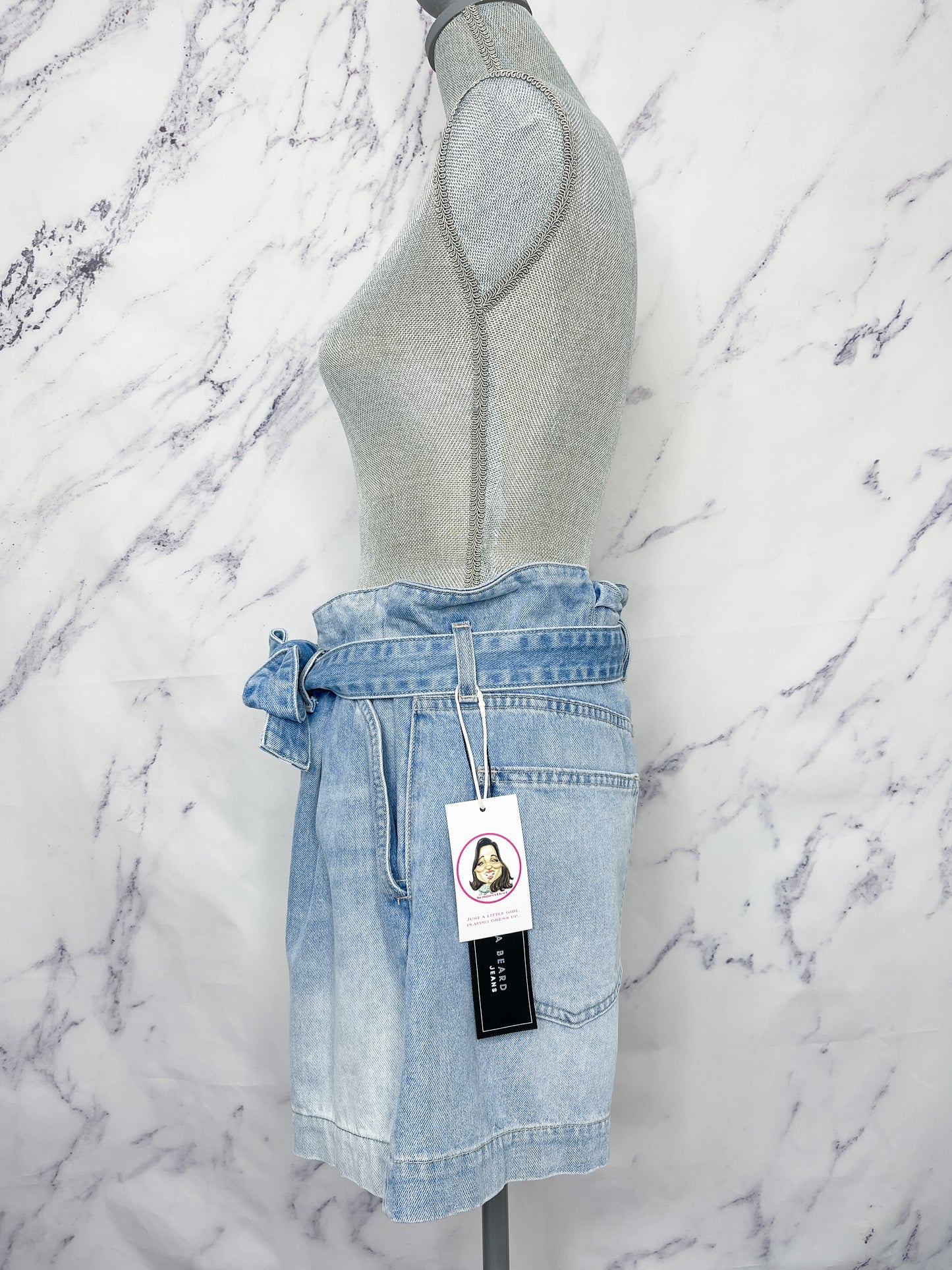 Veronica Beard | Paperbag Denim Shorts | Size 31