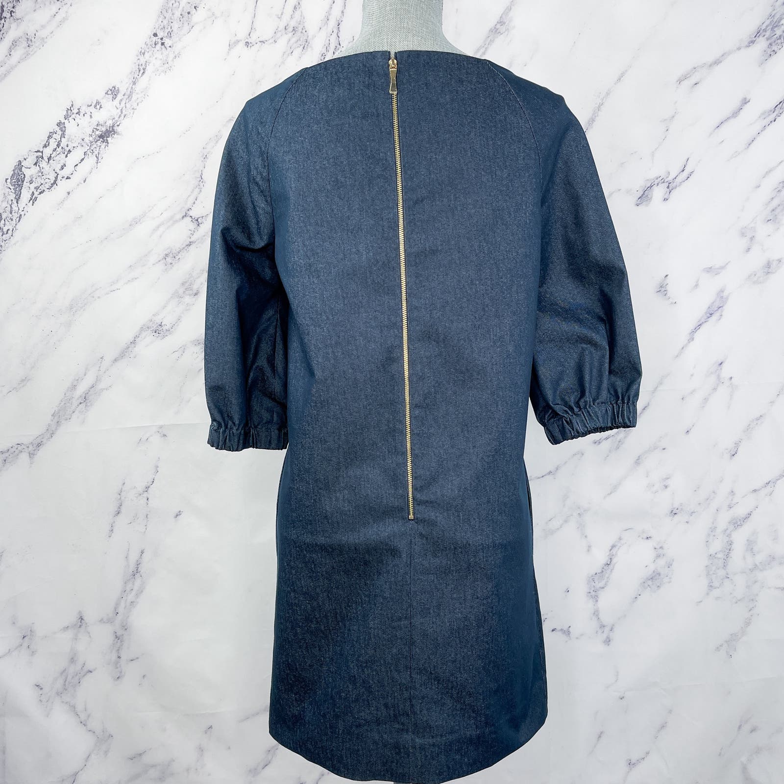 Kate Spade | Boatneck Long Sleeve Denim Shift Dress | 4 Moniquey's Closet Kate Spade | Boatneck Long Sleeve Denim Shift Dress | 4 Moniquey's Closet