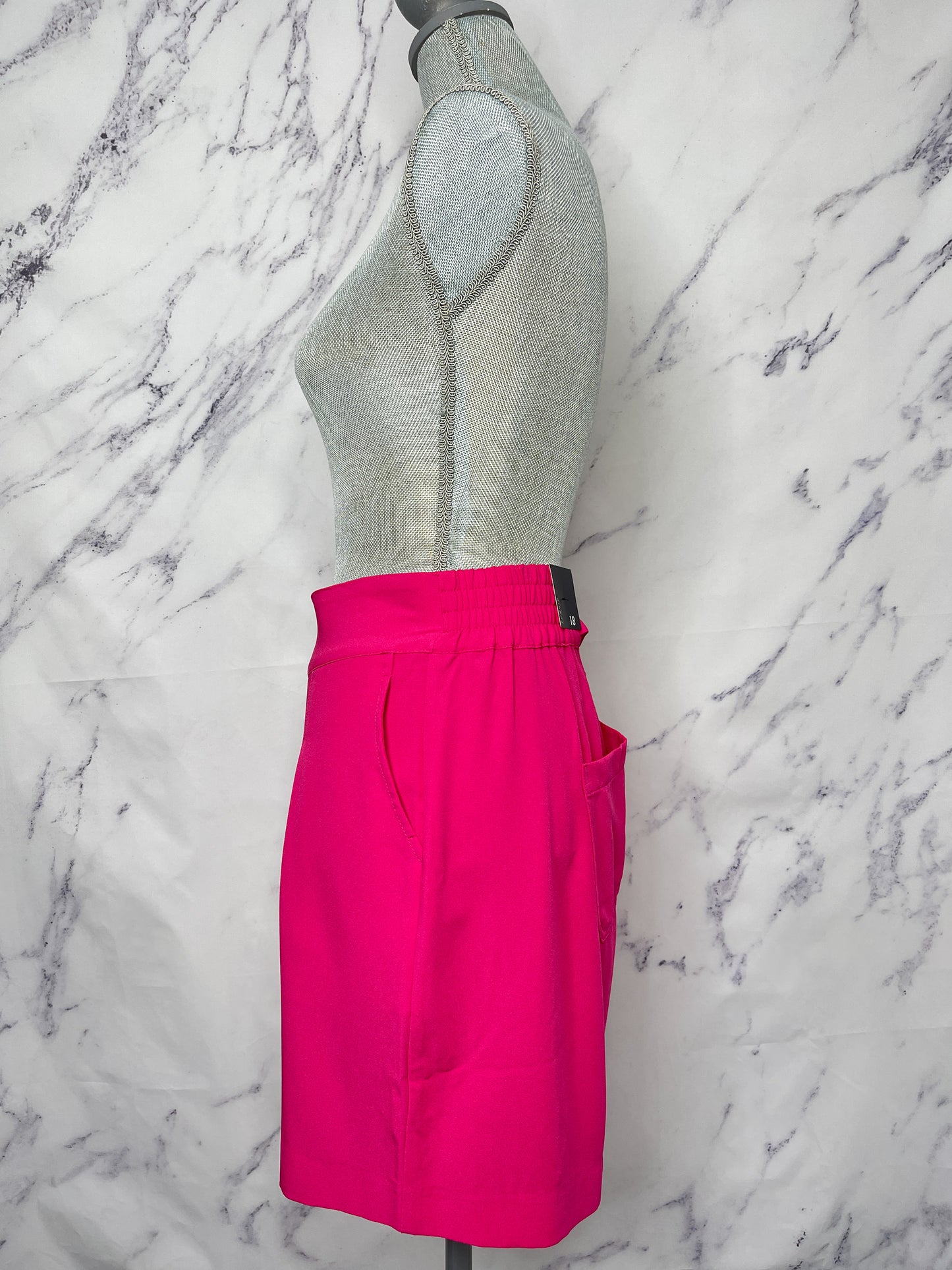 Torrid | Studio Crepe Wide Leg Shorts Fuchsia Size 18