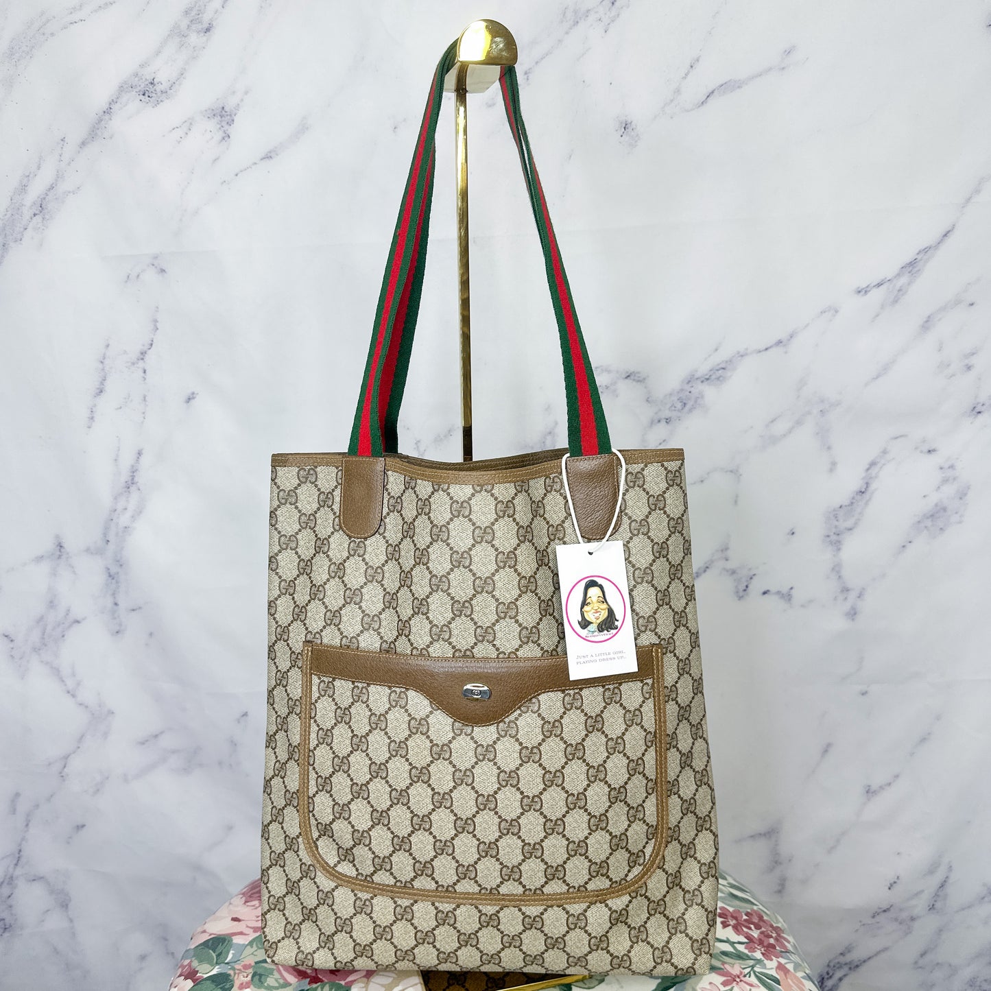 Gucci | GG Supreme Web Tote