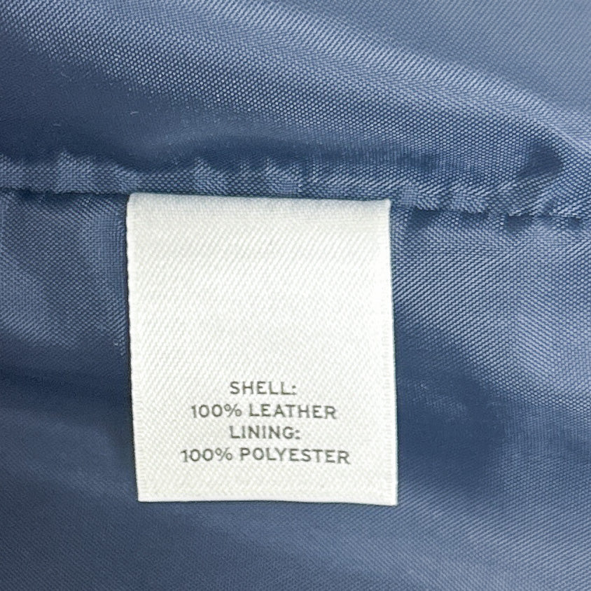 Halogen | Navy Genuine Leather Pants | 10