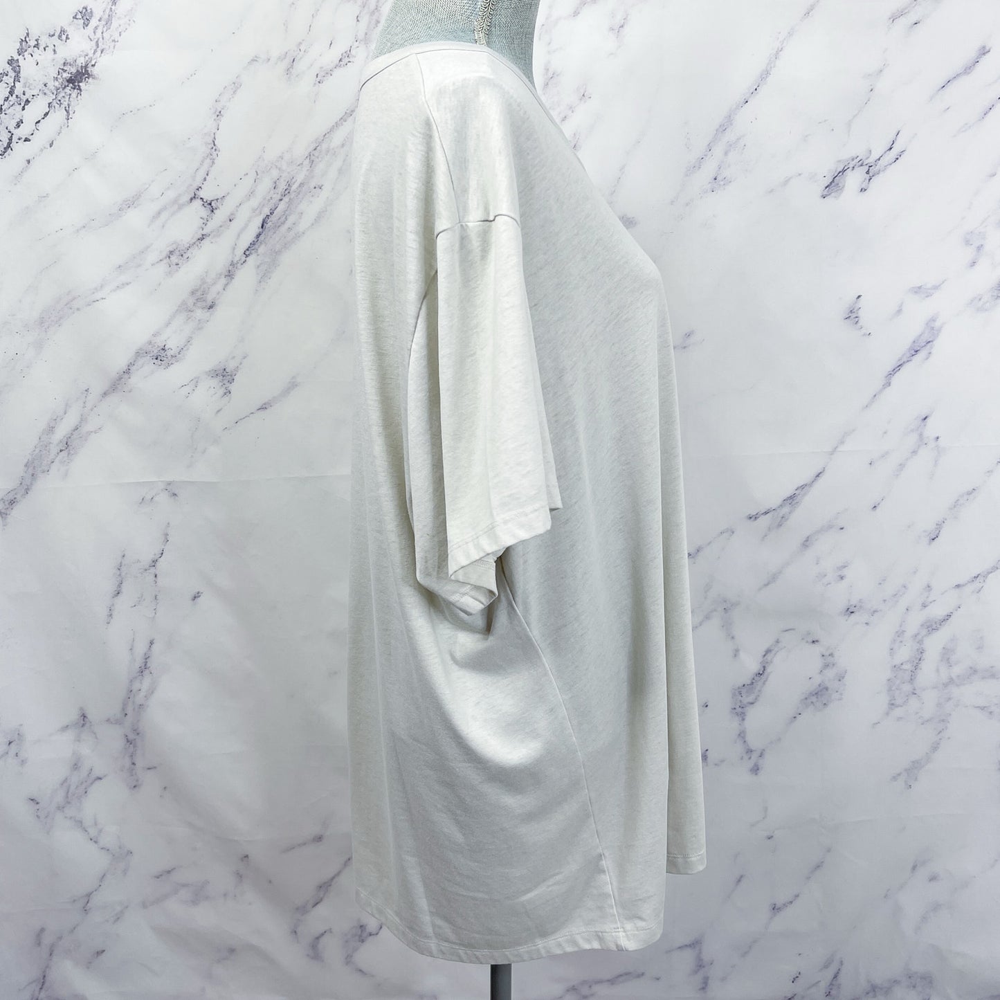 INC | Light Gray V-Cut Neck T-Shirt | XXL