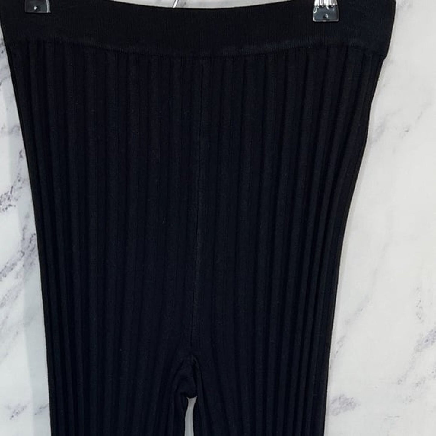 House of Harlow 1960 | Black Ribbed Flare Pants | XS