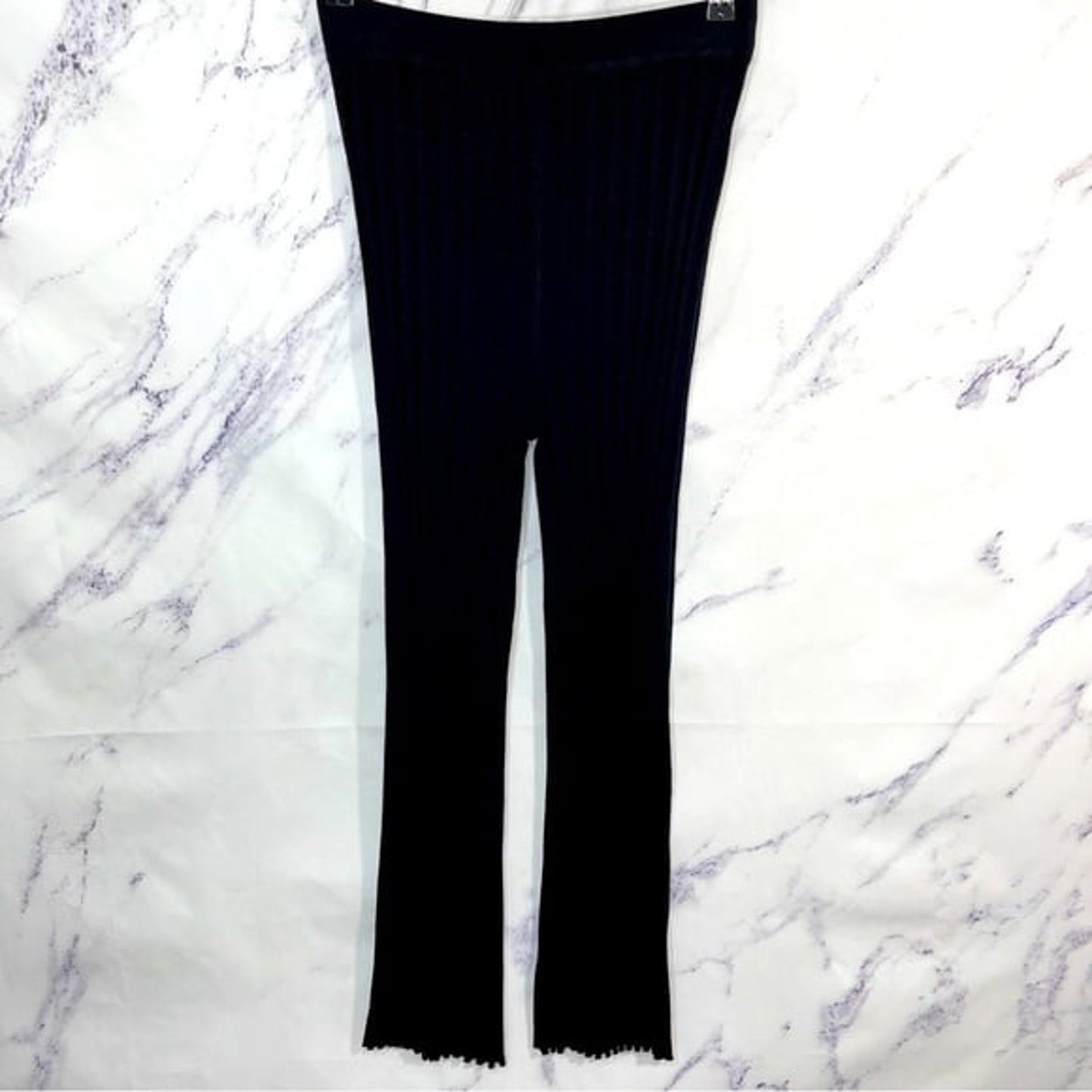 House of Harlow 1960 | Black Ribbed Flare Pants | XS