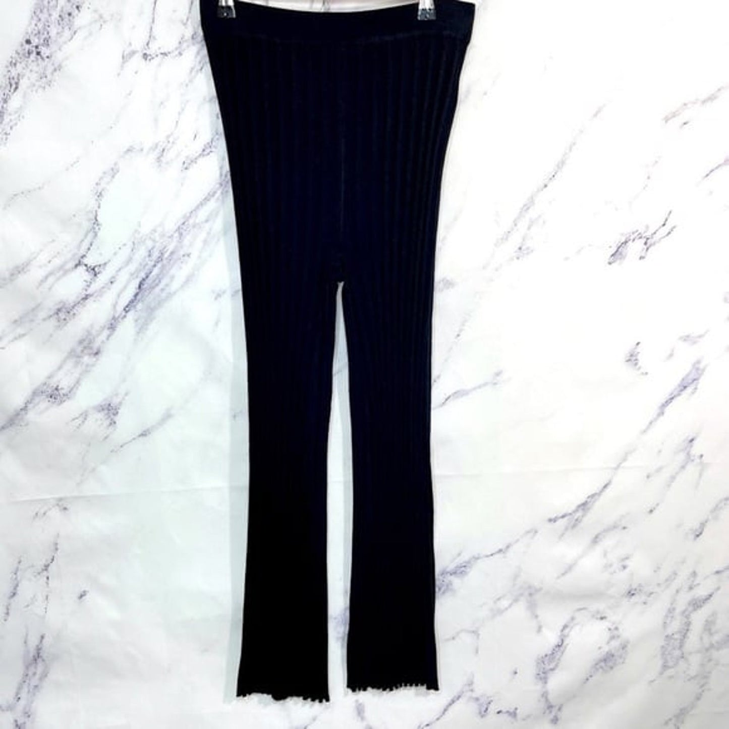 House of Harlow 1960 | Black Ribbed Flare Pants | XS