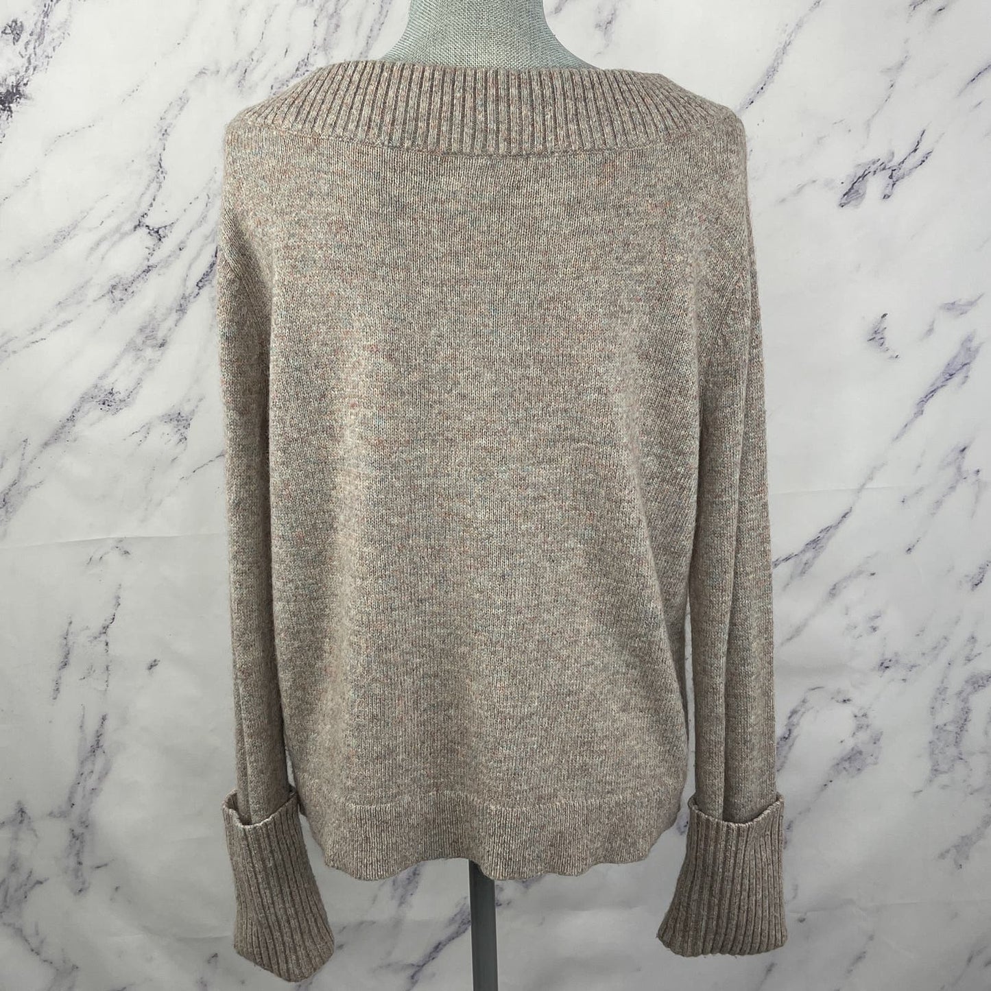Club Monaco | Wool/ Mohair Blend Tan Sweater | S