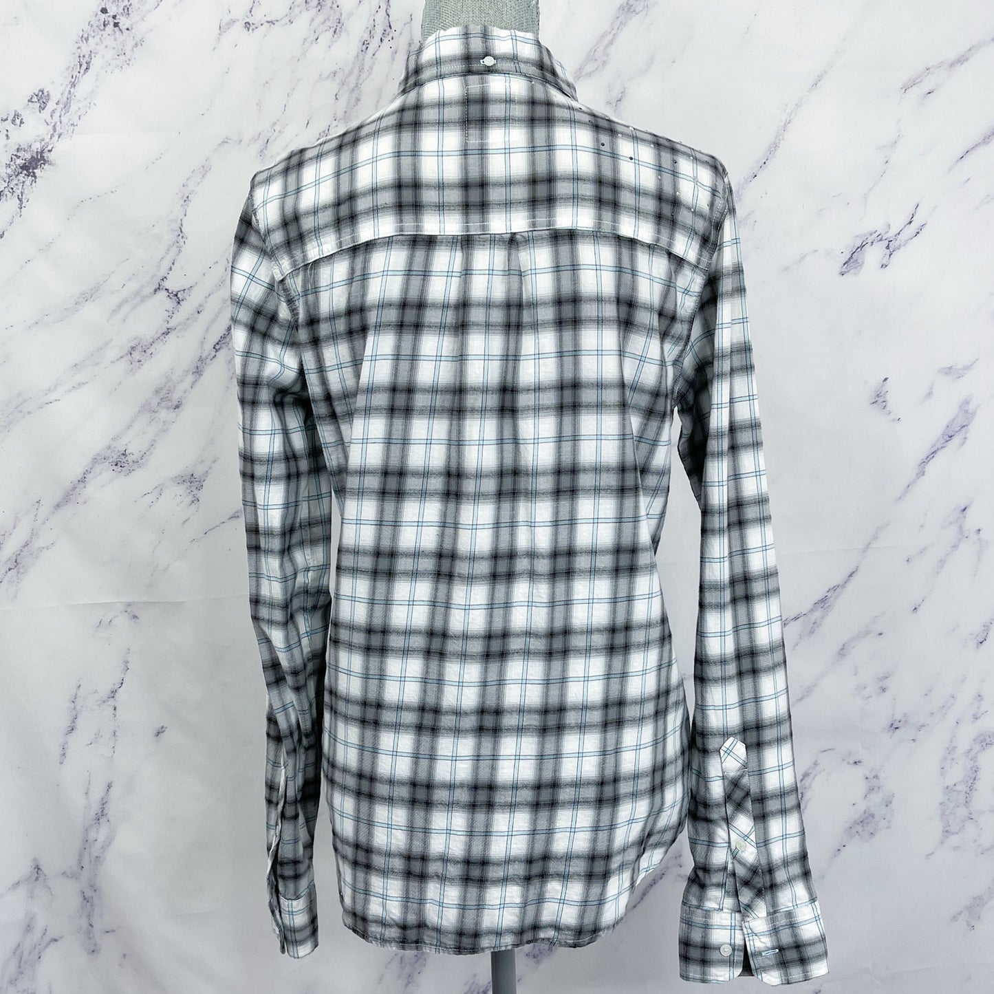 PINK | Victoria’s Secret | Plaid Long Sleeve Button-Down Shirt | L