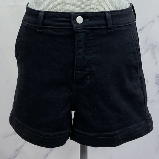 Everlane | Black Cotton Twill Shorts | 4