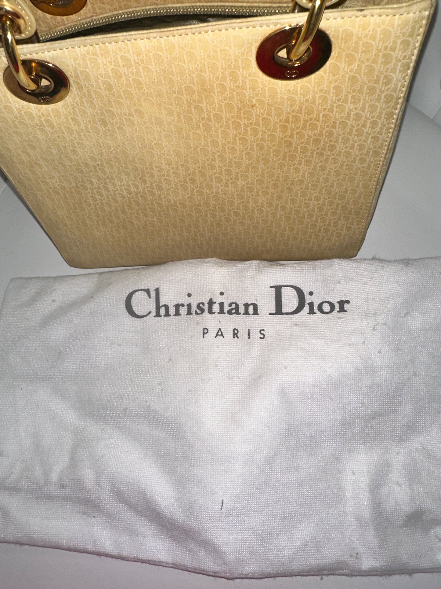 Christian Dior | Medium Suede Diorissimo Lady Dior Bag