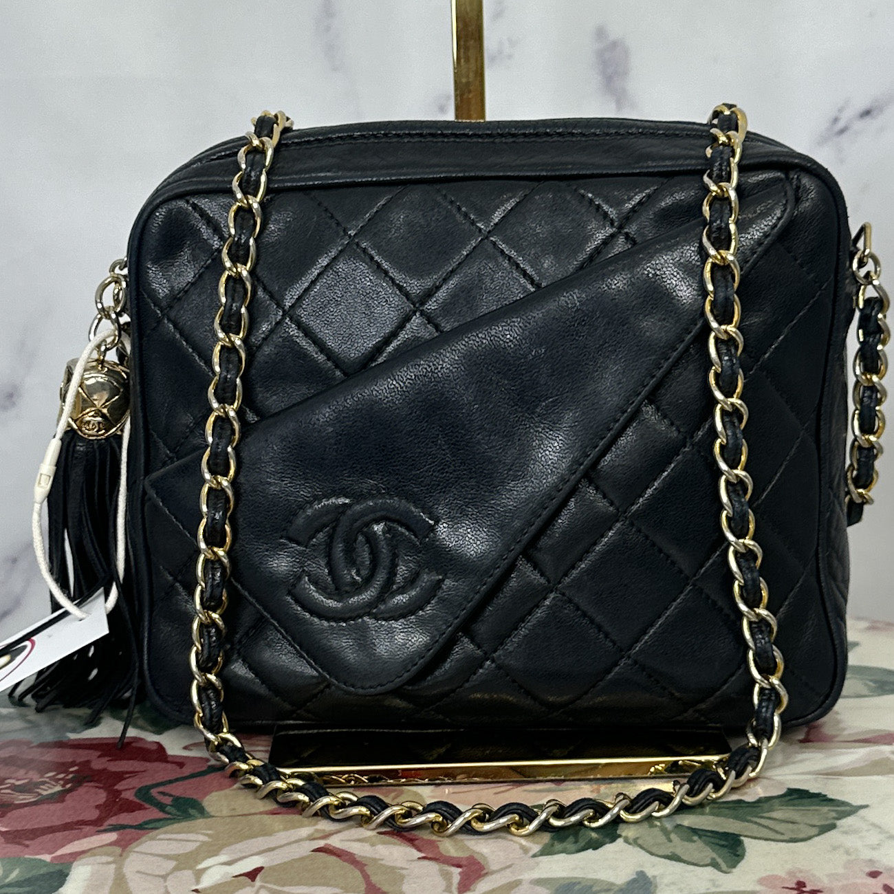 Chanel | CC Quilted Lambskin Camera Bag