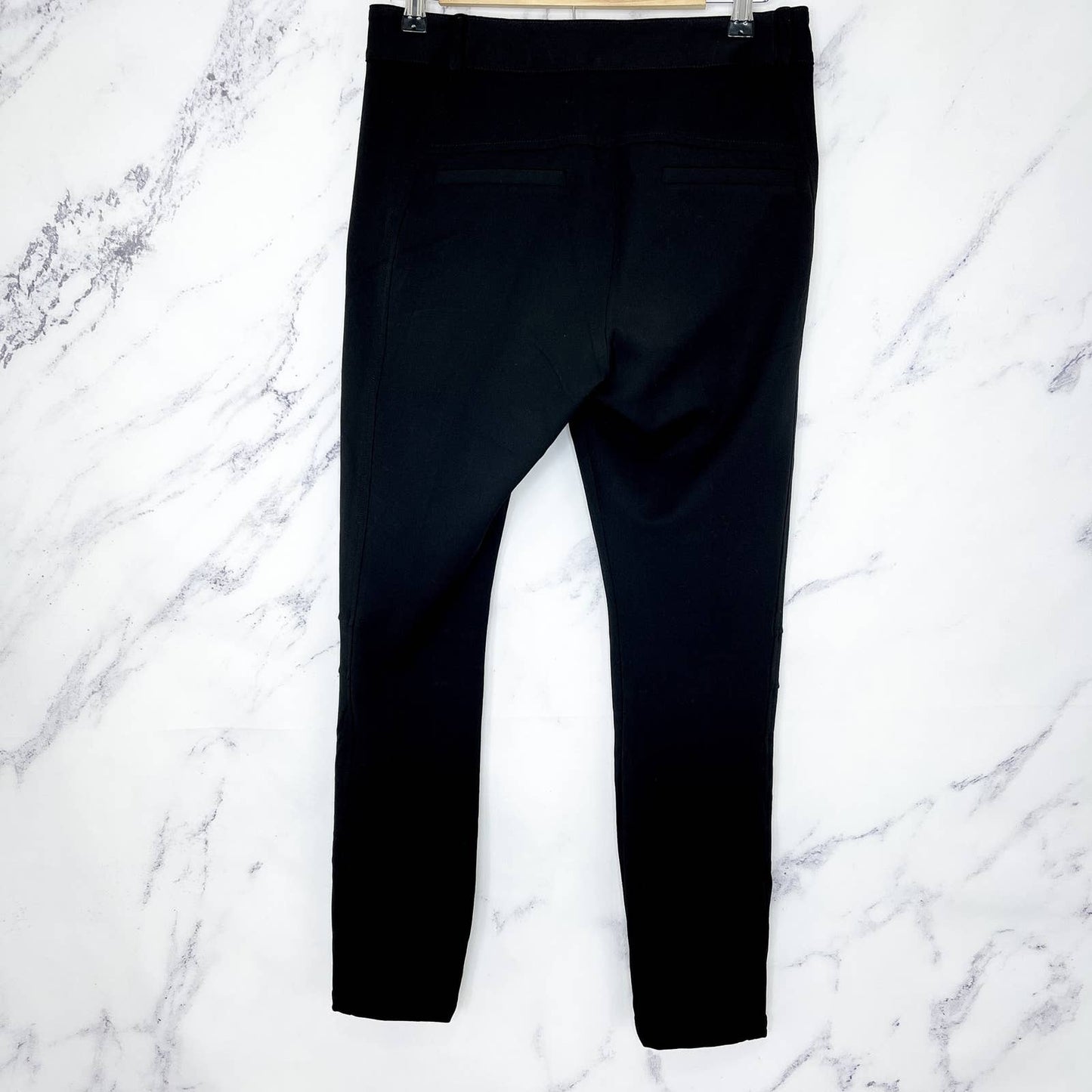 Veronica Beard | Ash Seamed Skinny Pants w/ Exposed Zippers | Sz 8