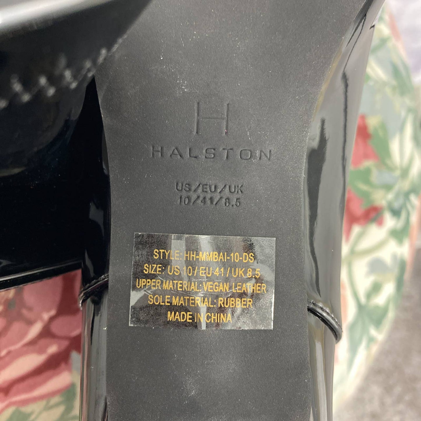 H by Halston | Mumbai Patent Vegan Booties
