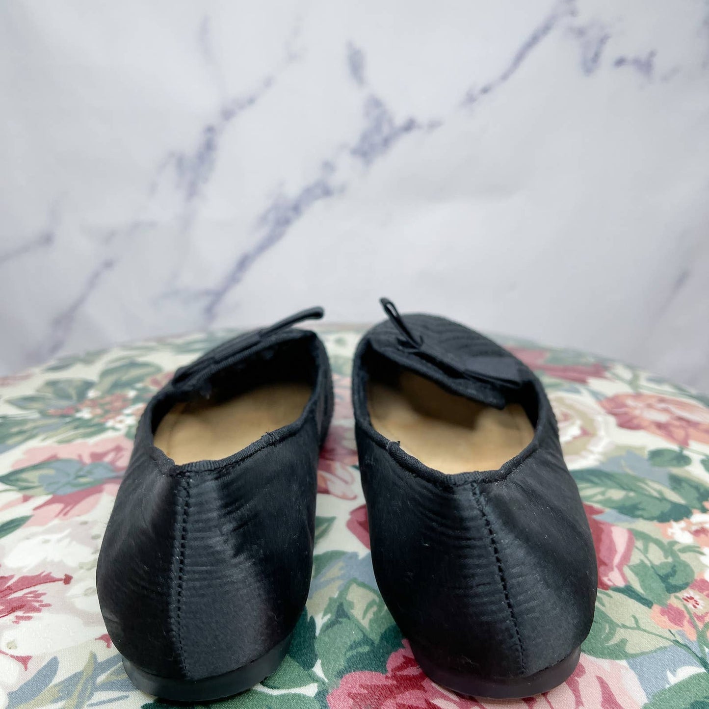 Topshop | Black Silk Stitch Loafers | 37 (6)
