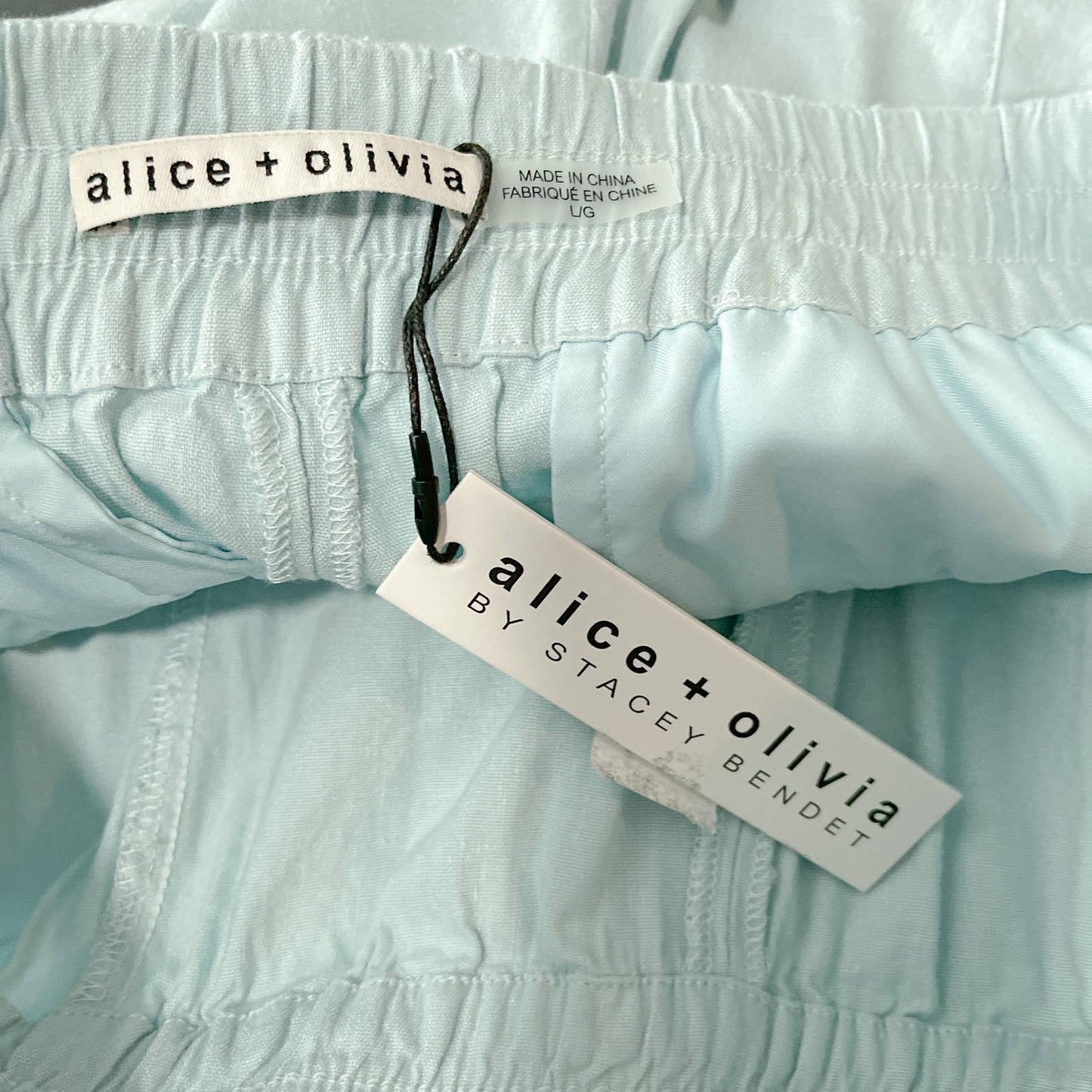 Alice + Olivia | Neta High-Waist Pull-On Cargo Pants | Sz L