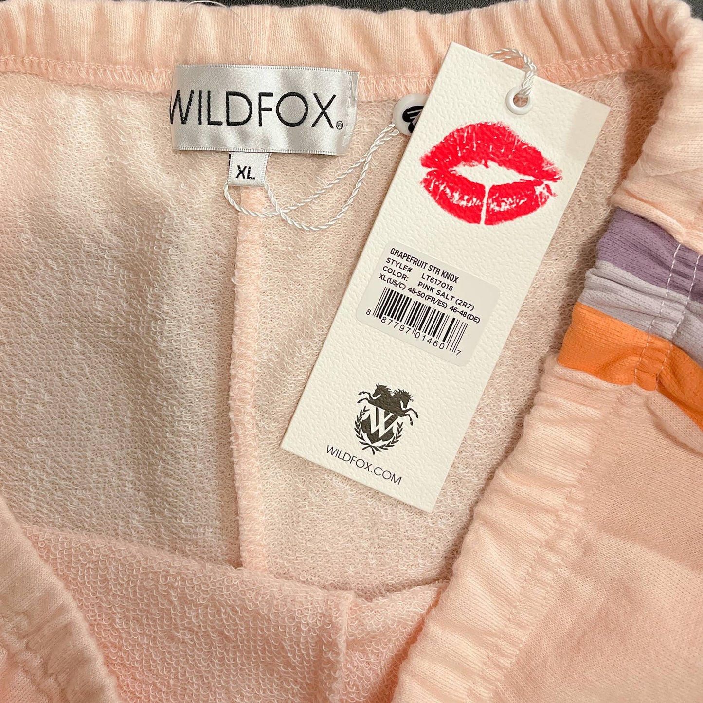 Wildfox | Grapefruit Stripes Knox Pants | Sz L
