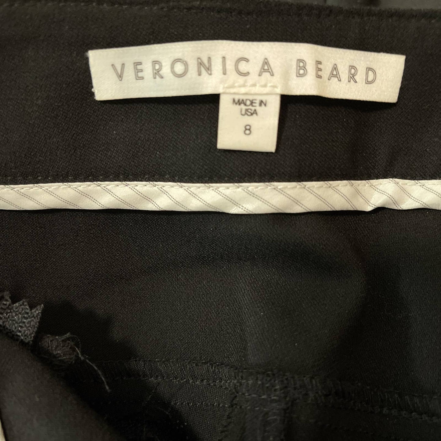 Veronica Beard | Ash Seamed Skinny Pants w/ Exposed Zippers | Sz 8
