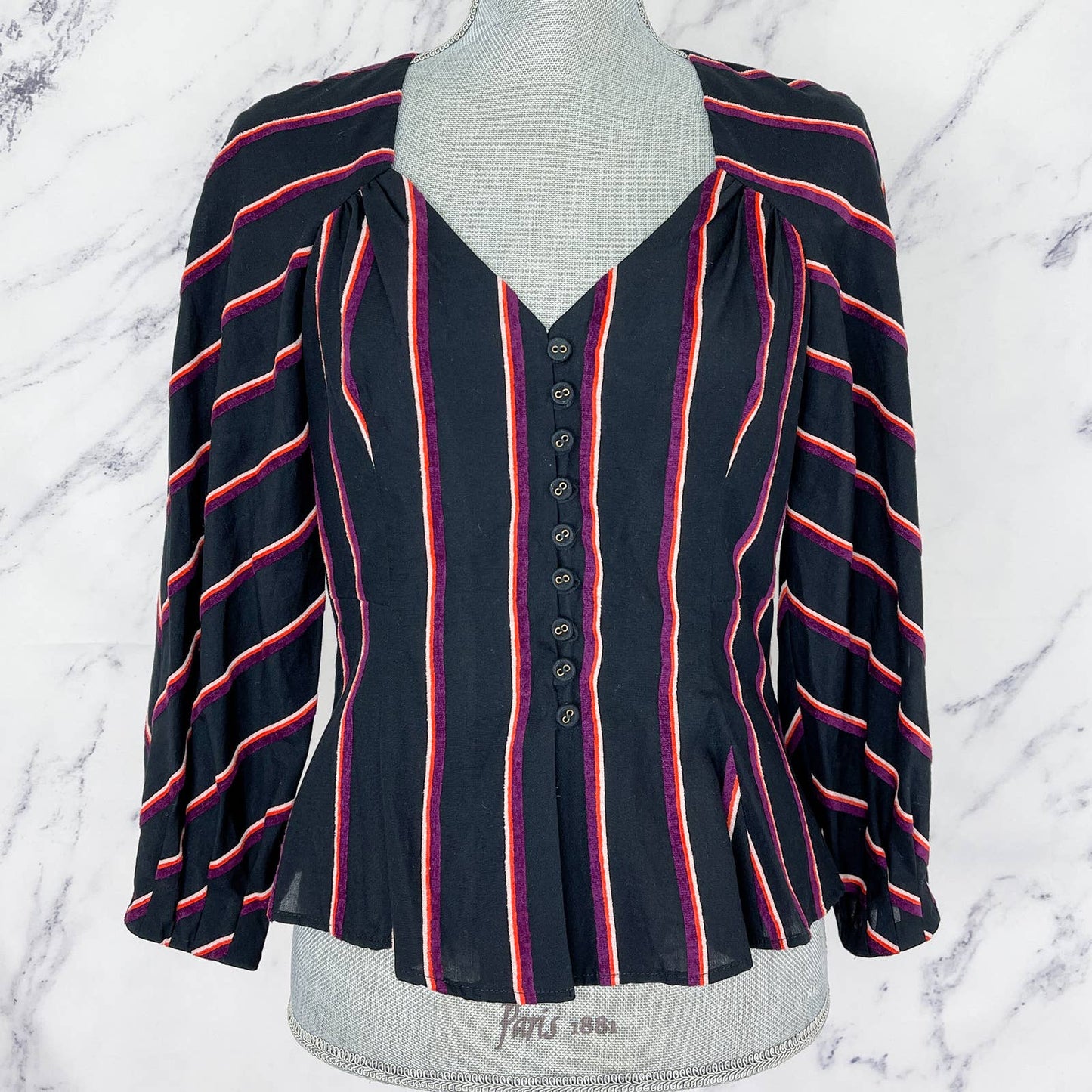 Intermix | Lexi Striped Top | Sz 4