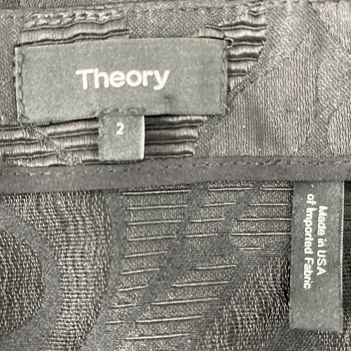 Theory | Anneal Aster Jacquard A-Line Skirt | Sz 2