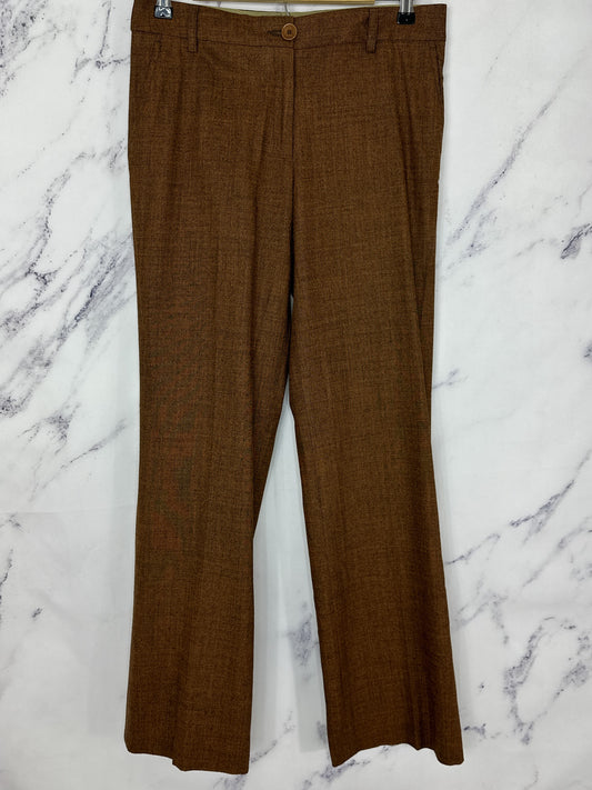 Etro | Brown Wool Blend Pants | IT 42 (US 8)