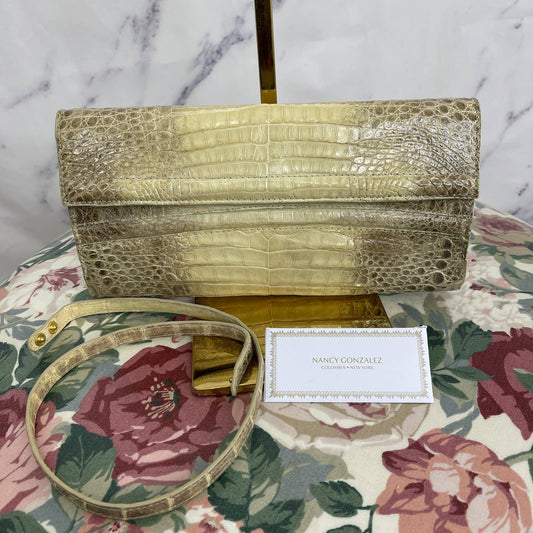 Nancy Gonzalez | Small Gotham Crocodile Clutch